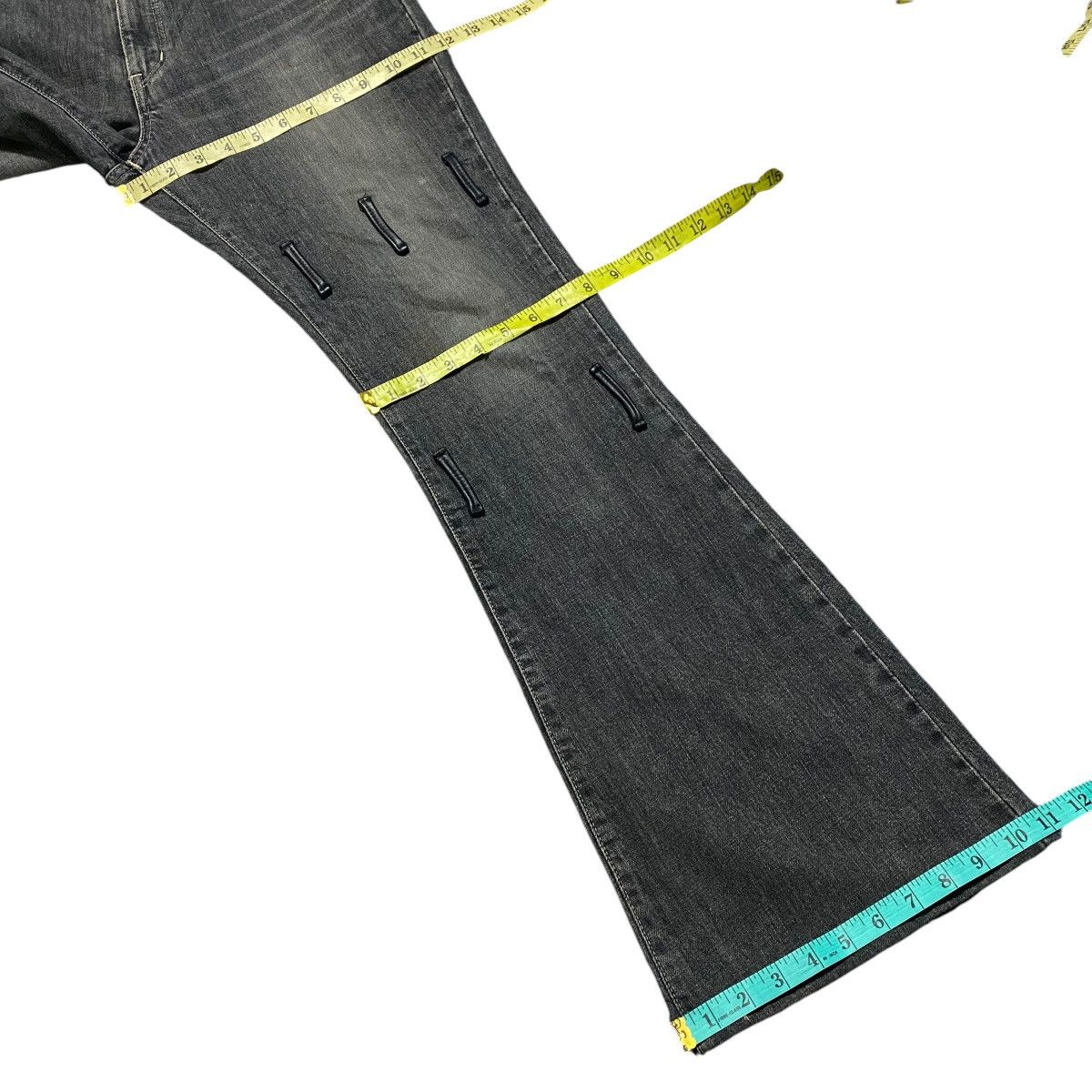 Edwin Vintage Edwin 800sx Black Denim Super Flare Jeans Size US 32 / EU 48 - 18 Thumbnail