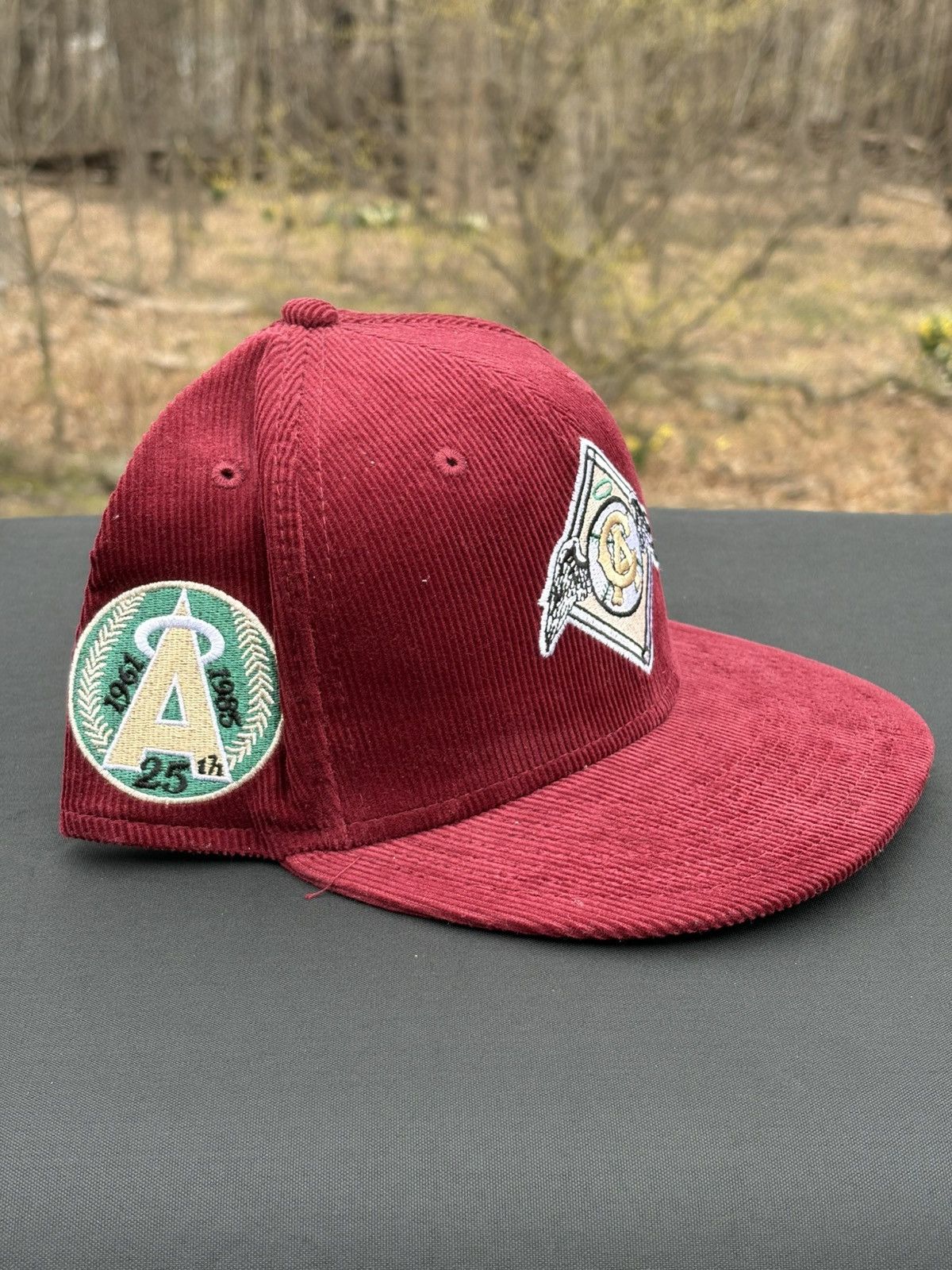 Hat Club Hat Club Corduroy LA Angels 25th Anniversary Patch 7 5/8 Size ONE SIZE - 2 Thumbnail