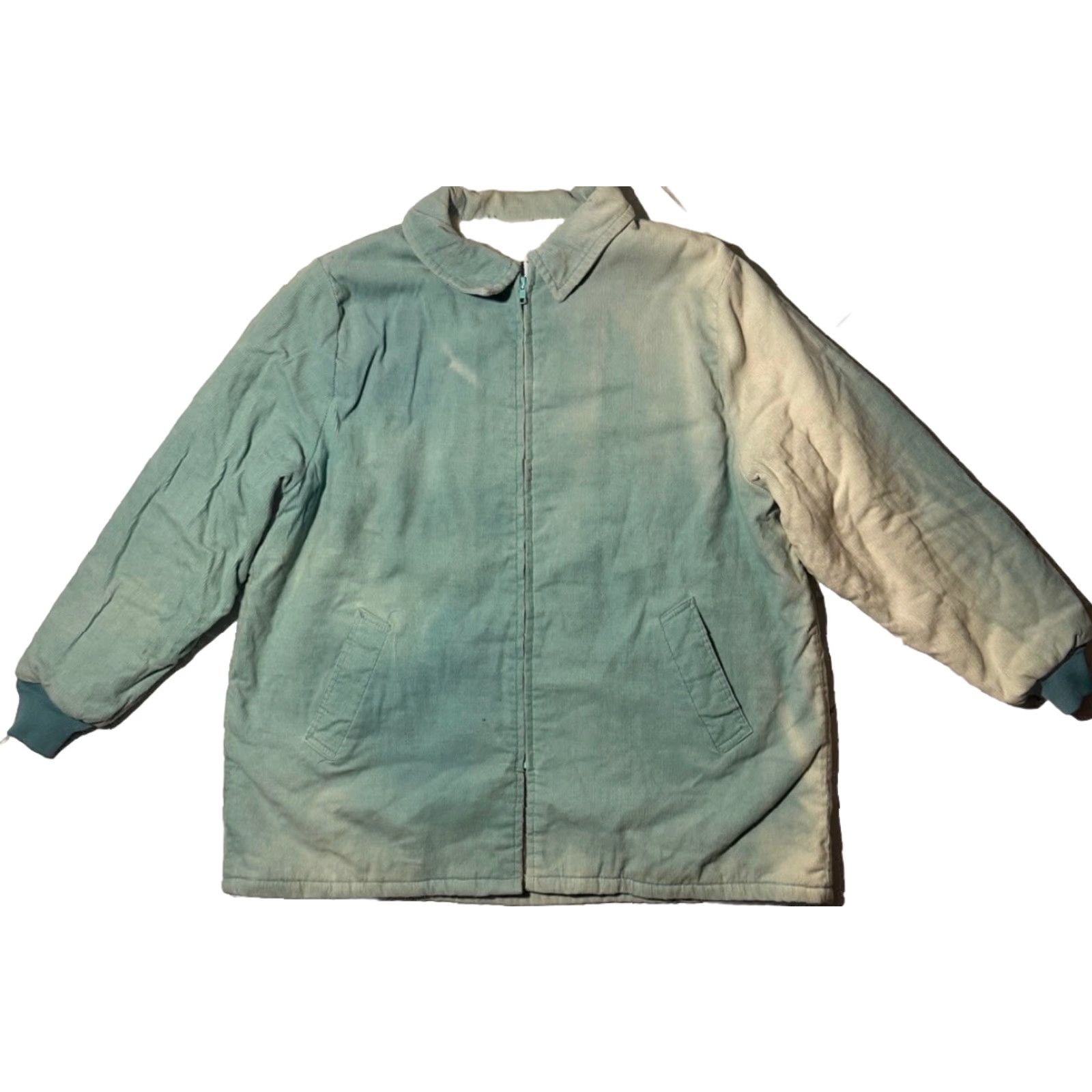 Blair VINTAGE Blair Corduroy Jacket 2XL Blue Faux Fur Lined 80s Unisex Adults Size XXL / US 16-18 / IT 52-54 - 2 Thumbnail