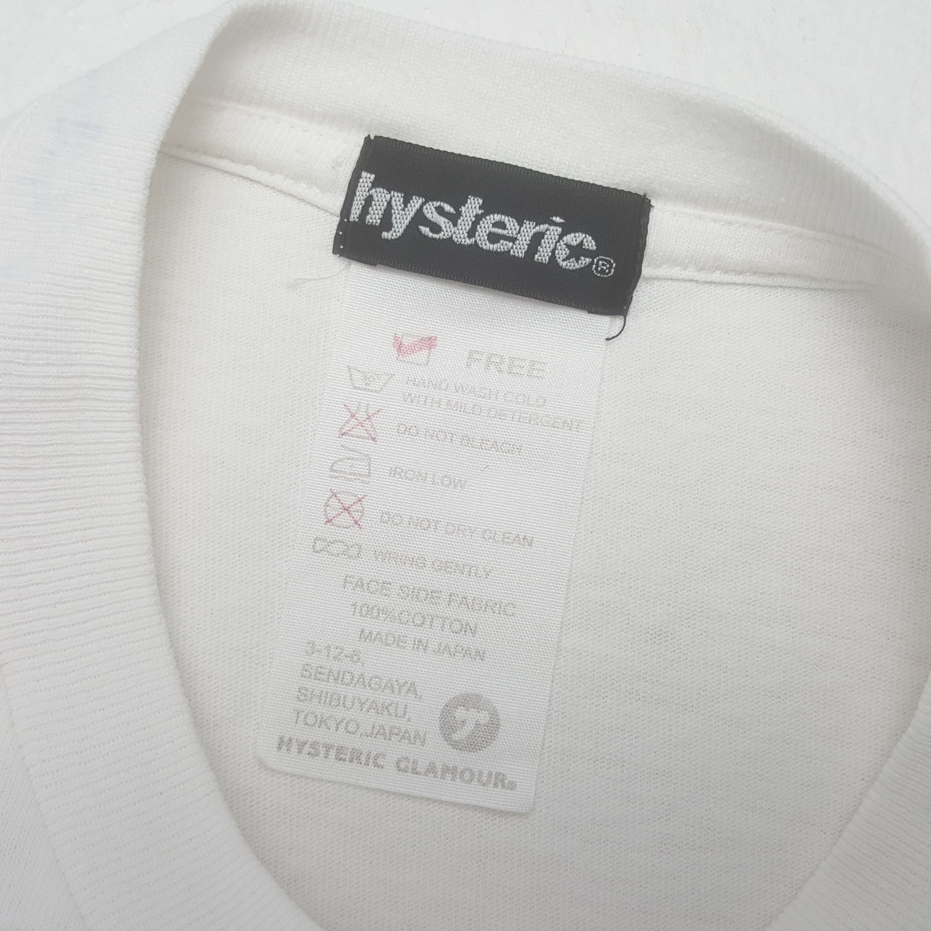 Hysteric Glamour × Japanese Brand × Vintage Vintage Hysteric Glamour Japanese Brand Naked Tshirt Size S / US 4 / IT 40 - 5 Thumbnail
