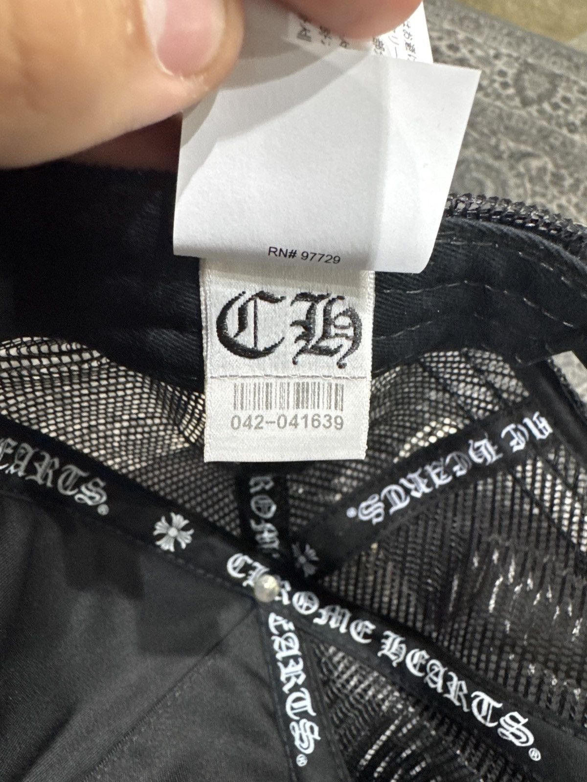 Chrome Hearts Chrome Hearts Black Triple Cross Cemetery Trucker Hat Size ONE SIZE - 2 Thumbnail