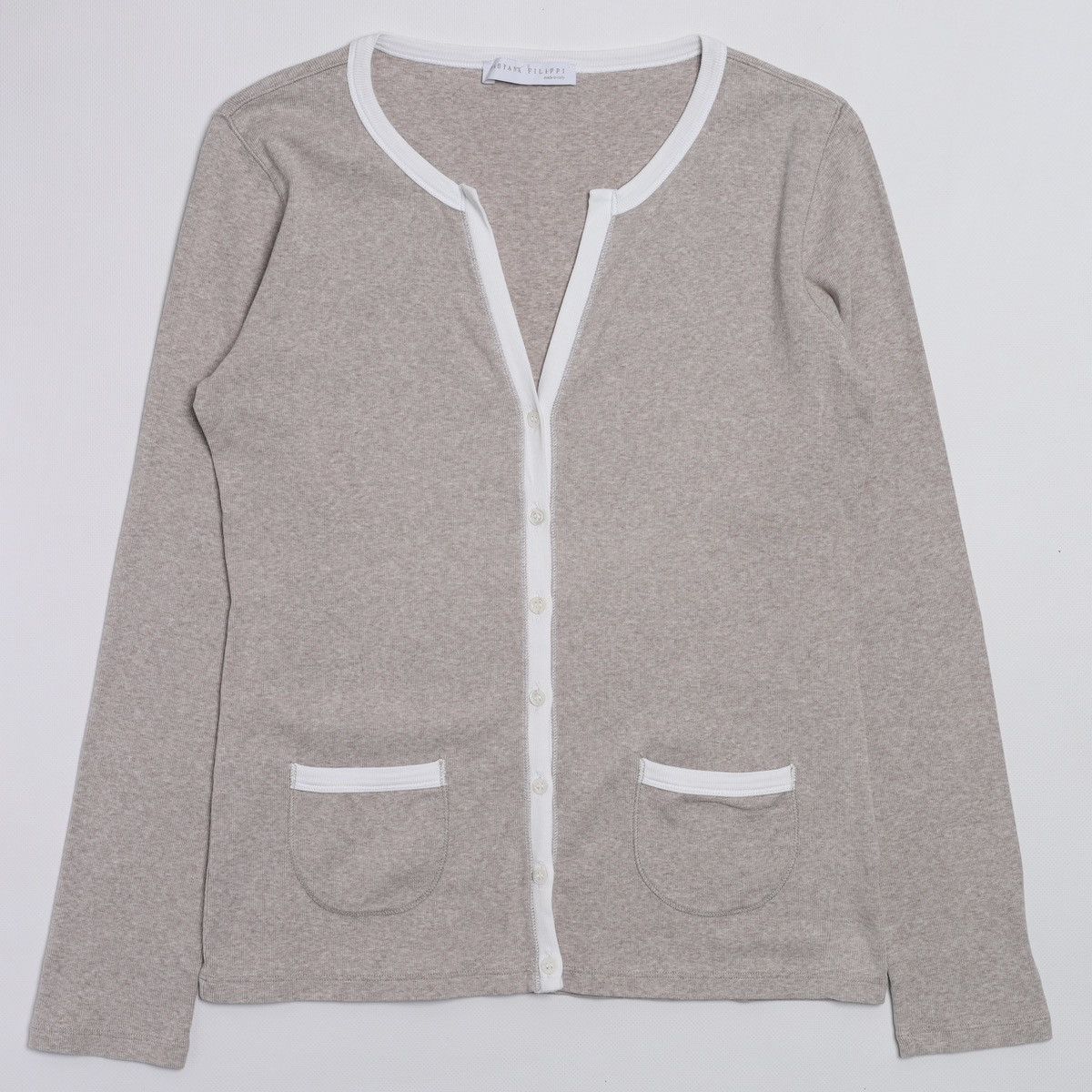 Fabiana Filippi Fabiana Filippi Cotton Light Cardigan Italy L size Size L / US 10 / IT 46 - 1 Thumbnail