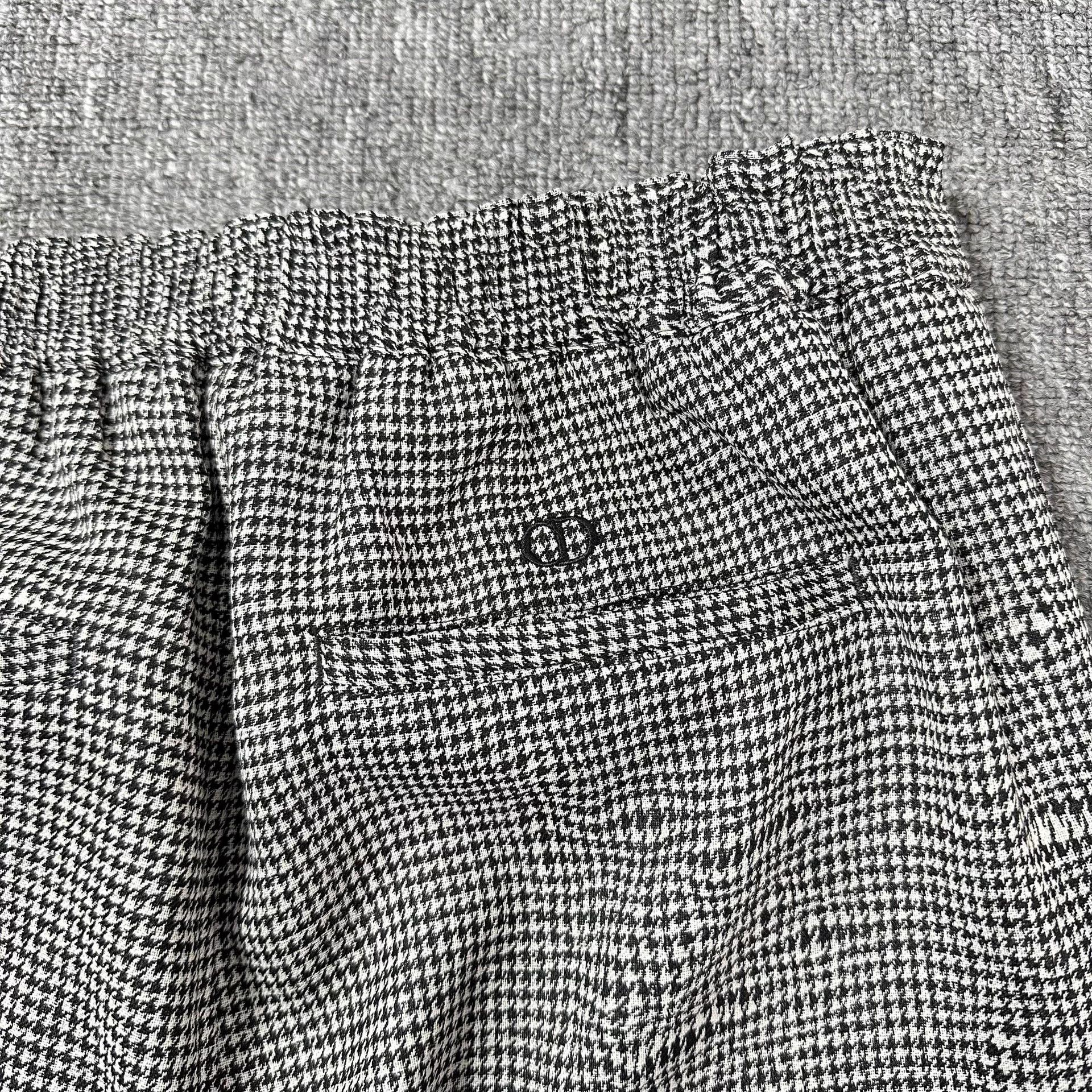 Dior Dior Man Houndstooth CD Wool Trousers 46 Size US 30 / EU 46 - 5 Thumbnail