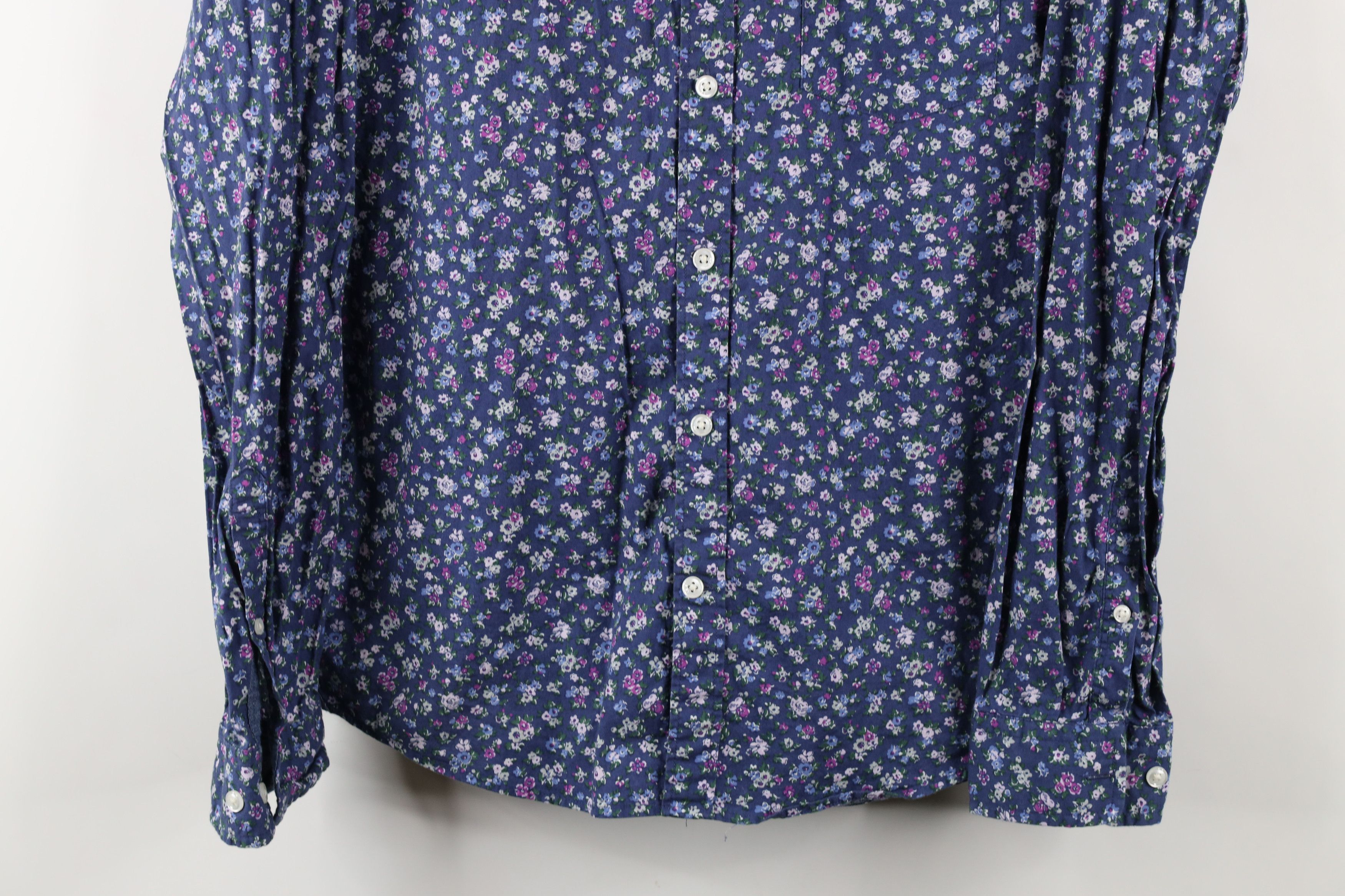 Express × Vintage Express Soft Wash Flower All Over Print Button Down Shirt Size US M / EU 48-50 / 2 - 3 Thumbnail