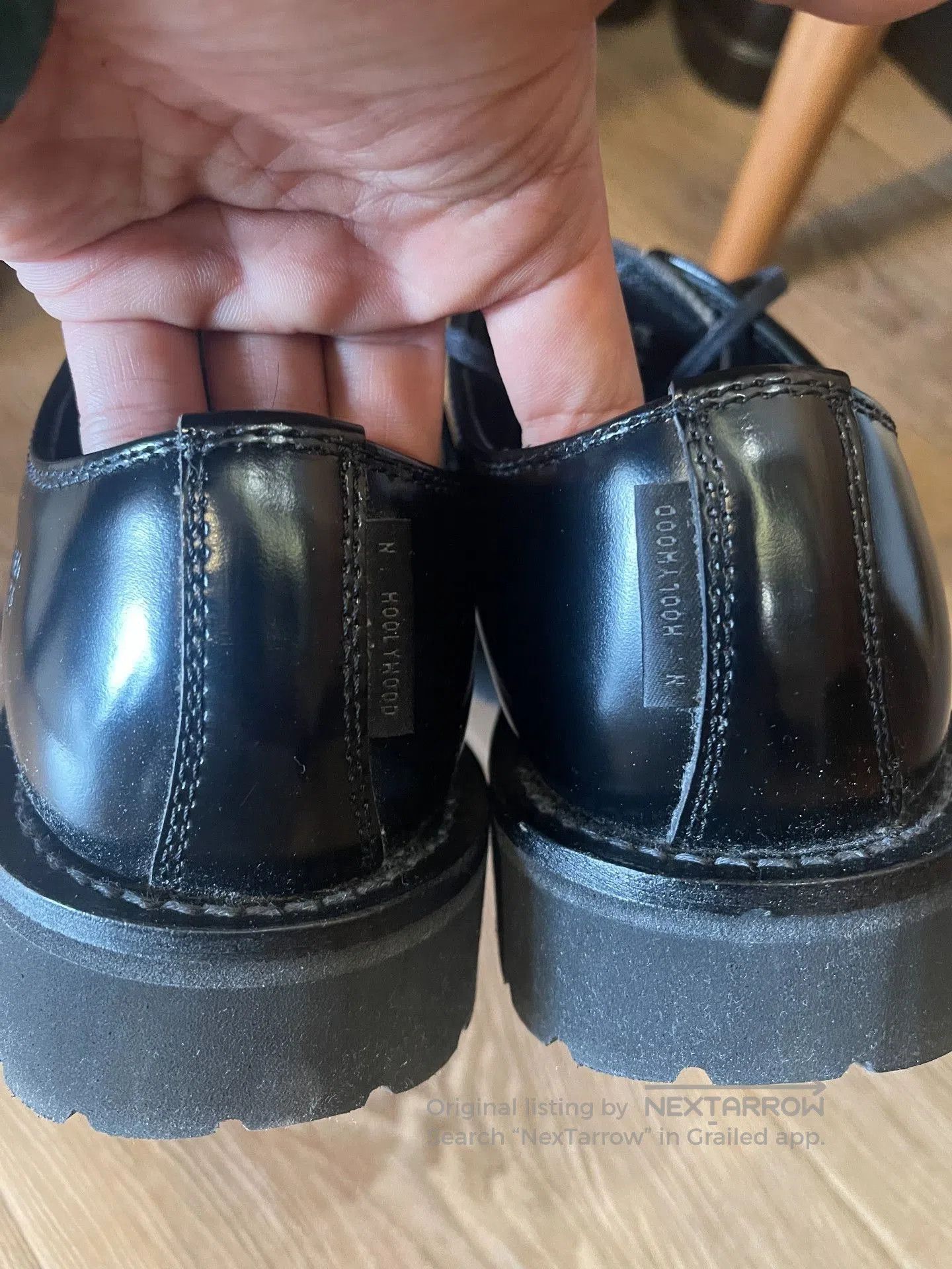 N.Hoolywood N.HOOLYWOOD DANNER Derby Leather Shoes. Size US 7.5 / EU 40-41 - 5 Thumbnail