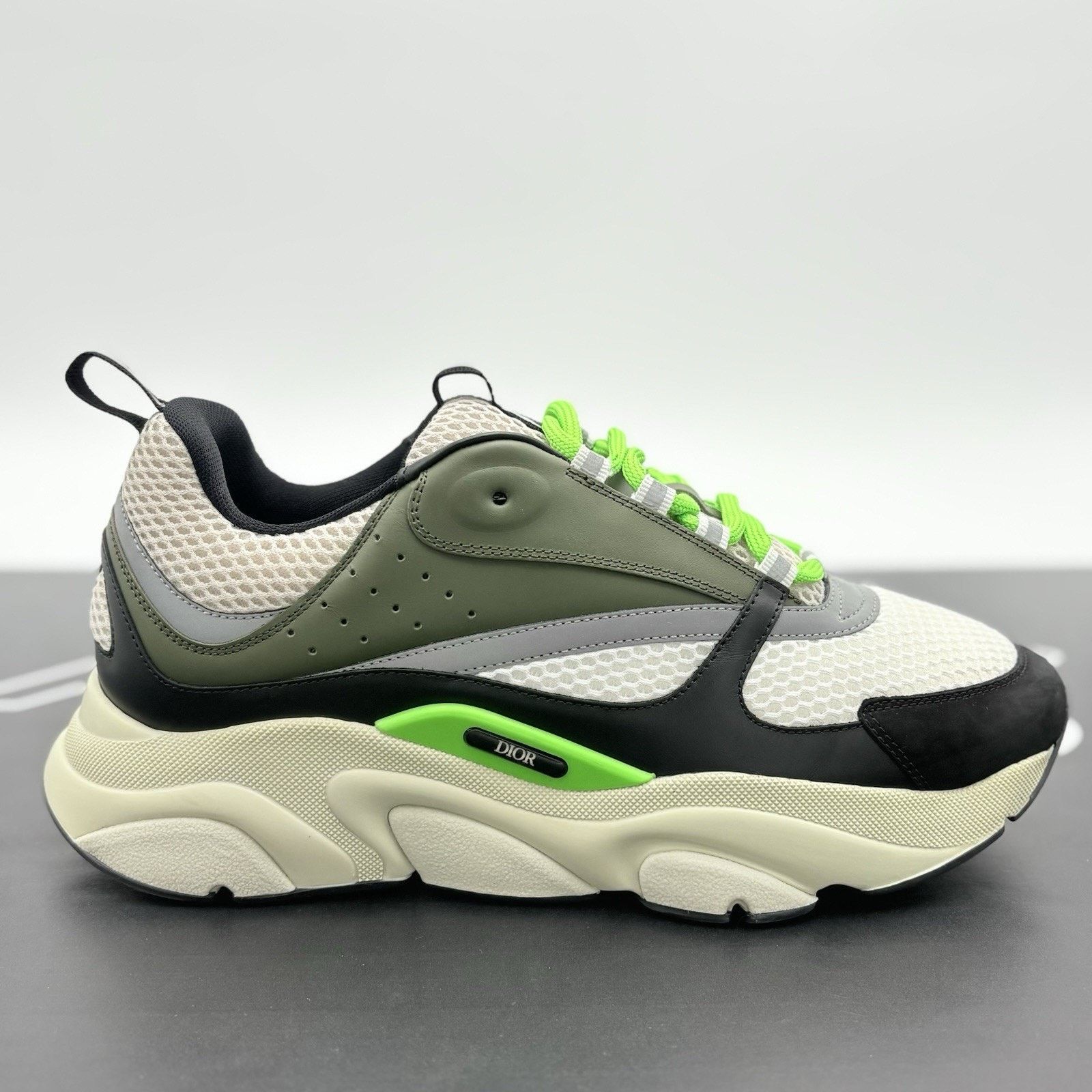 Dior Dior B22 Sneaker ' Khaki Pistachio ' | EXCELLENT CONDITION! Size US 11 / EU 44 - 2 Thumbnail