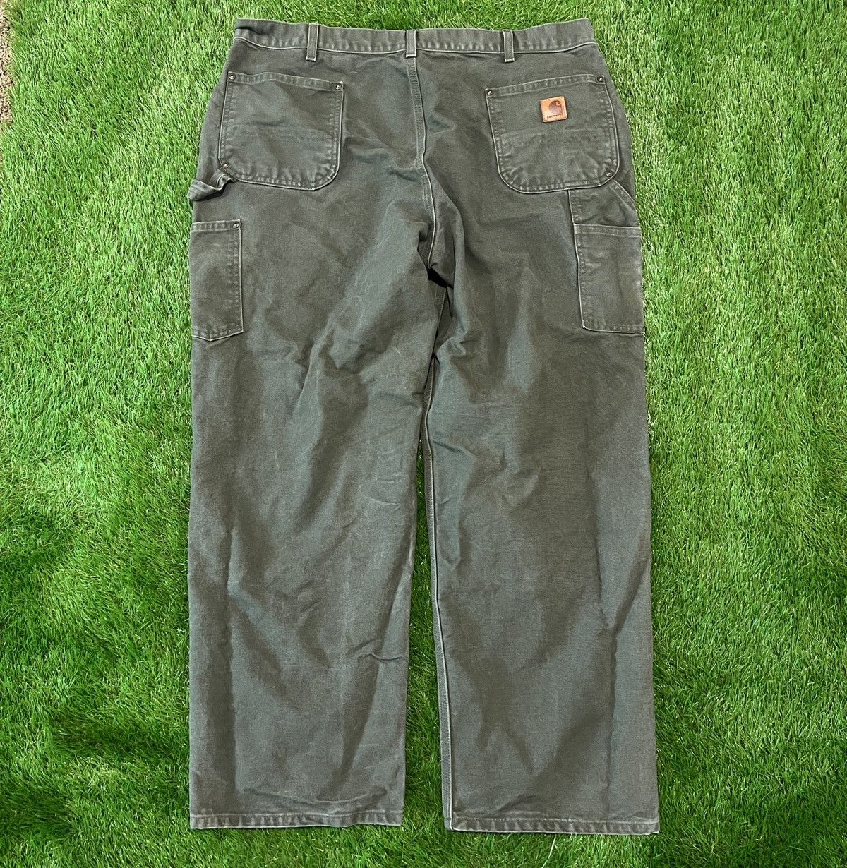 Carhartt CARHARTT B136-MOS LOOSE ORIGINAL FIT DOUBLE KNEE FADED PANTS Size US 42 / EU 58 - 5 Thumbnail