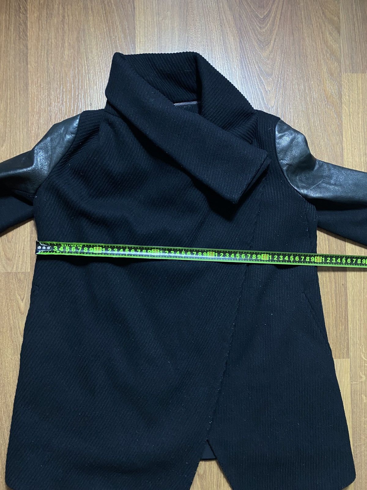 Allsaints Allsaints Leather Sleeves y2k Black Work Jacket Size S / US 4 / IT 40 - 7 Thumbnail