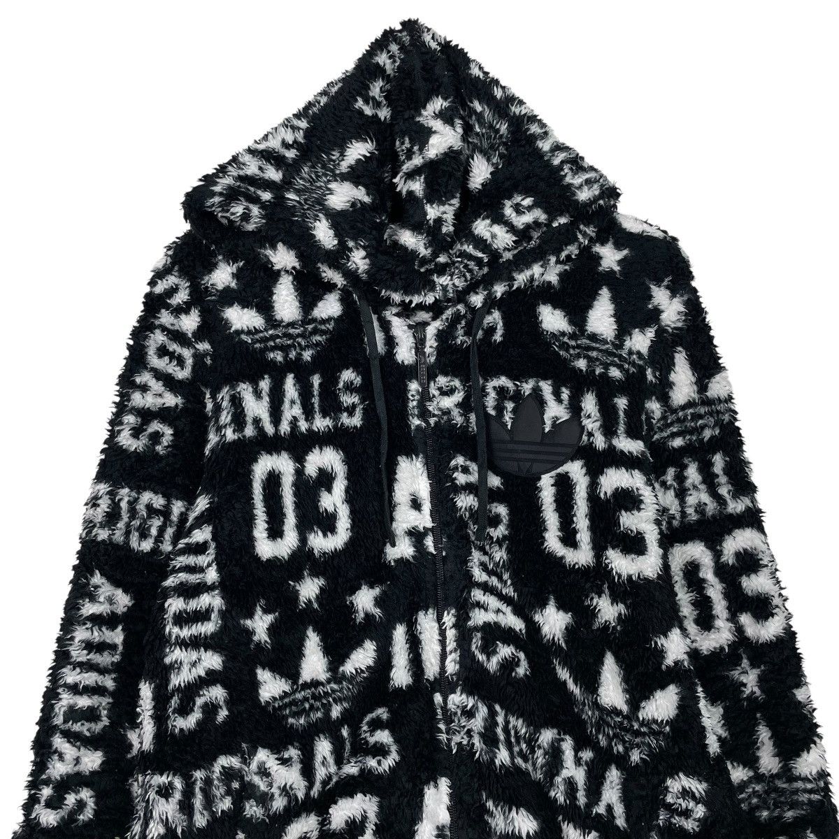 Adidas Adidas Fullprint Fleece Zipper Hoodie Size US M / EU 48-50 / 2 - 2 Thumbnail