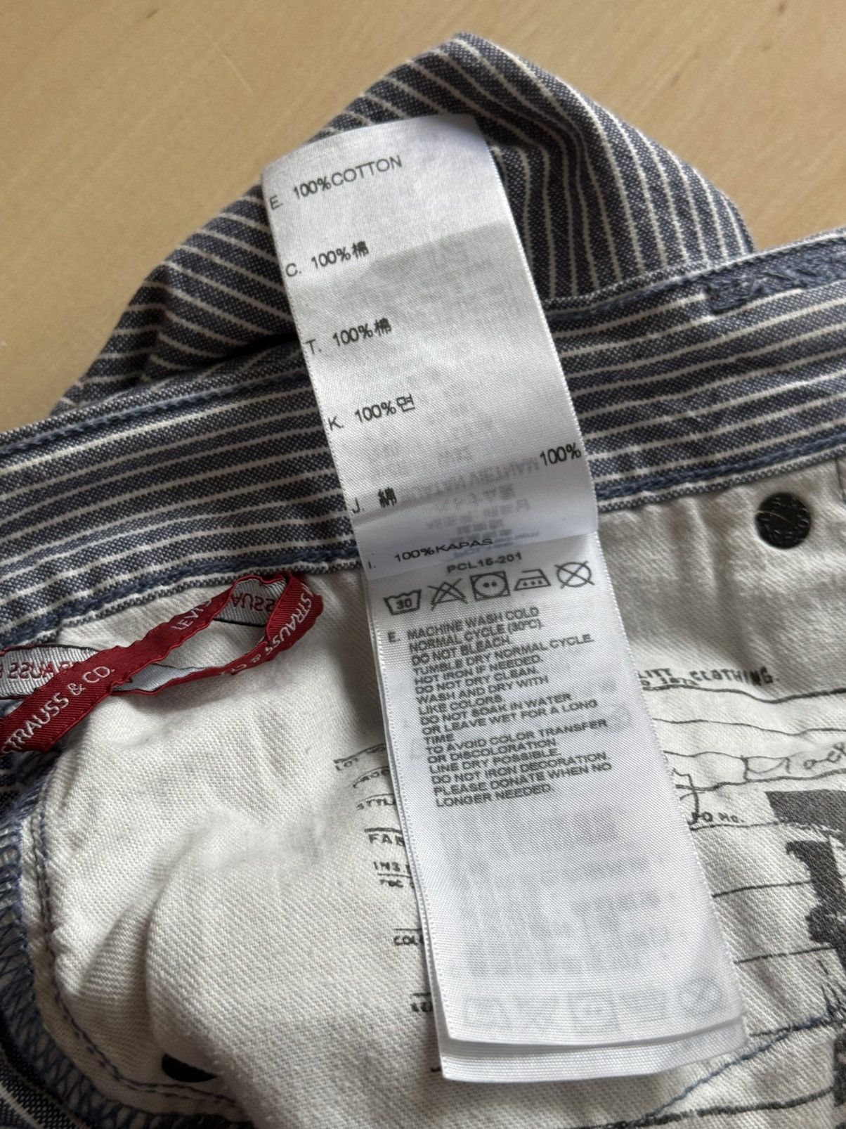 Levi's Made & Crafted Levis Made & Crafted striped denim shorts Size US 32 / EU 48 - 9 Thumbnail