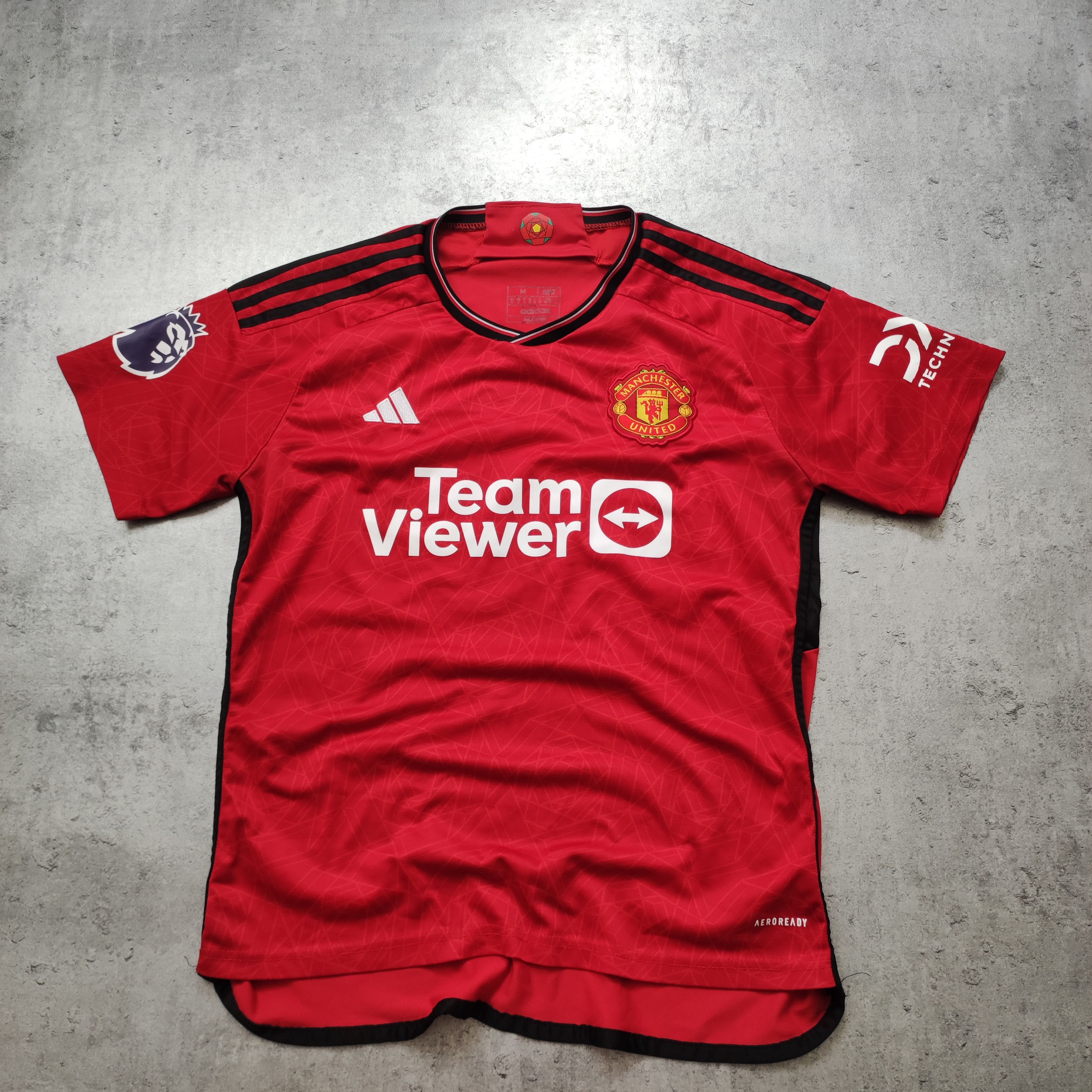 Adidas Adidas x Manchester United 2023/24 Football Home Kit Size US M / EU 48-50 / 2 - 2 Thumbnail