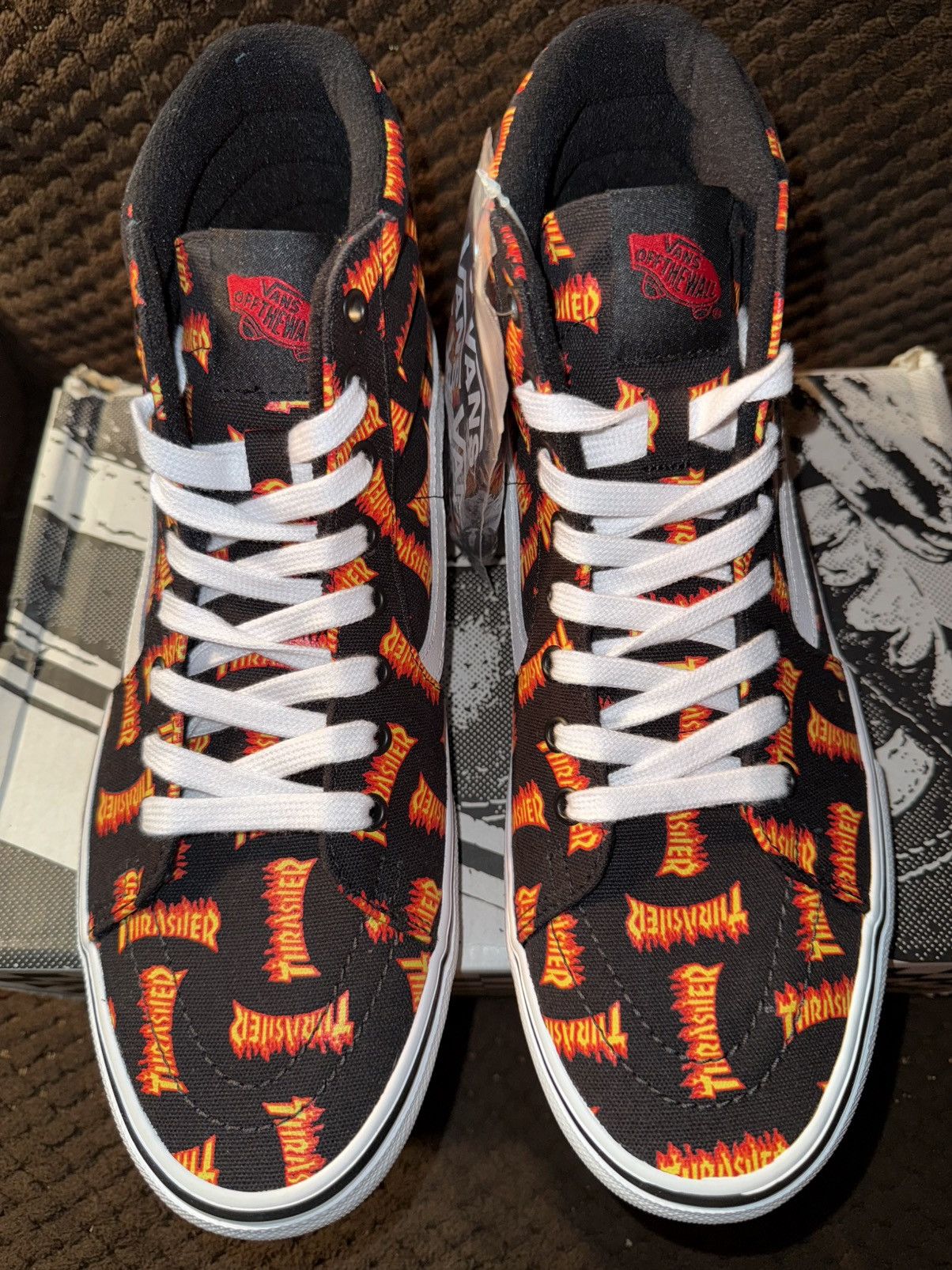 Vans Vans x Thrasher All-Over “Sk8-hi” skate/street shoes NEW! DS Size US 11 / EU 44 - 9 Thumbnail