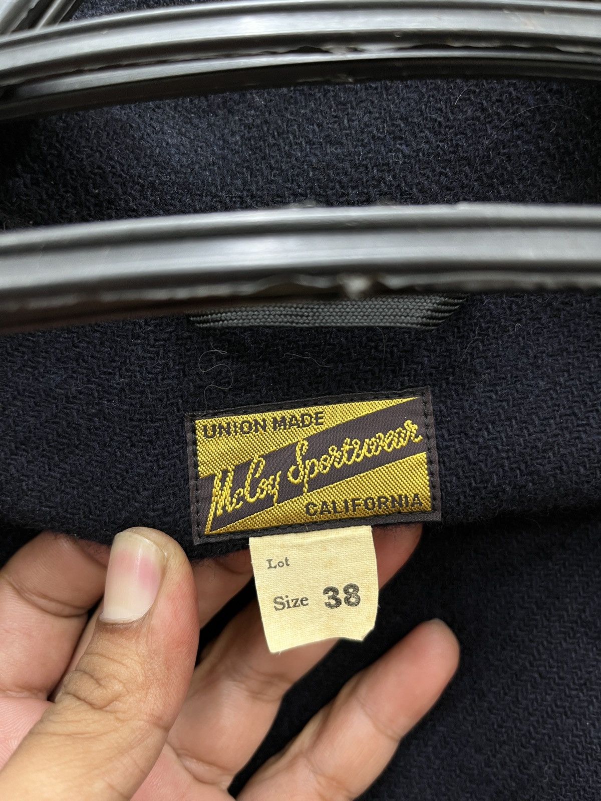 The Real McCoy's 🔥🔥🔥STEALS THE REAL MCCOY WOOL + LEATHER JACKET Size US S / EU 44-46 / 1 - 8 Thumbnail