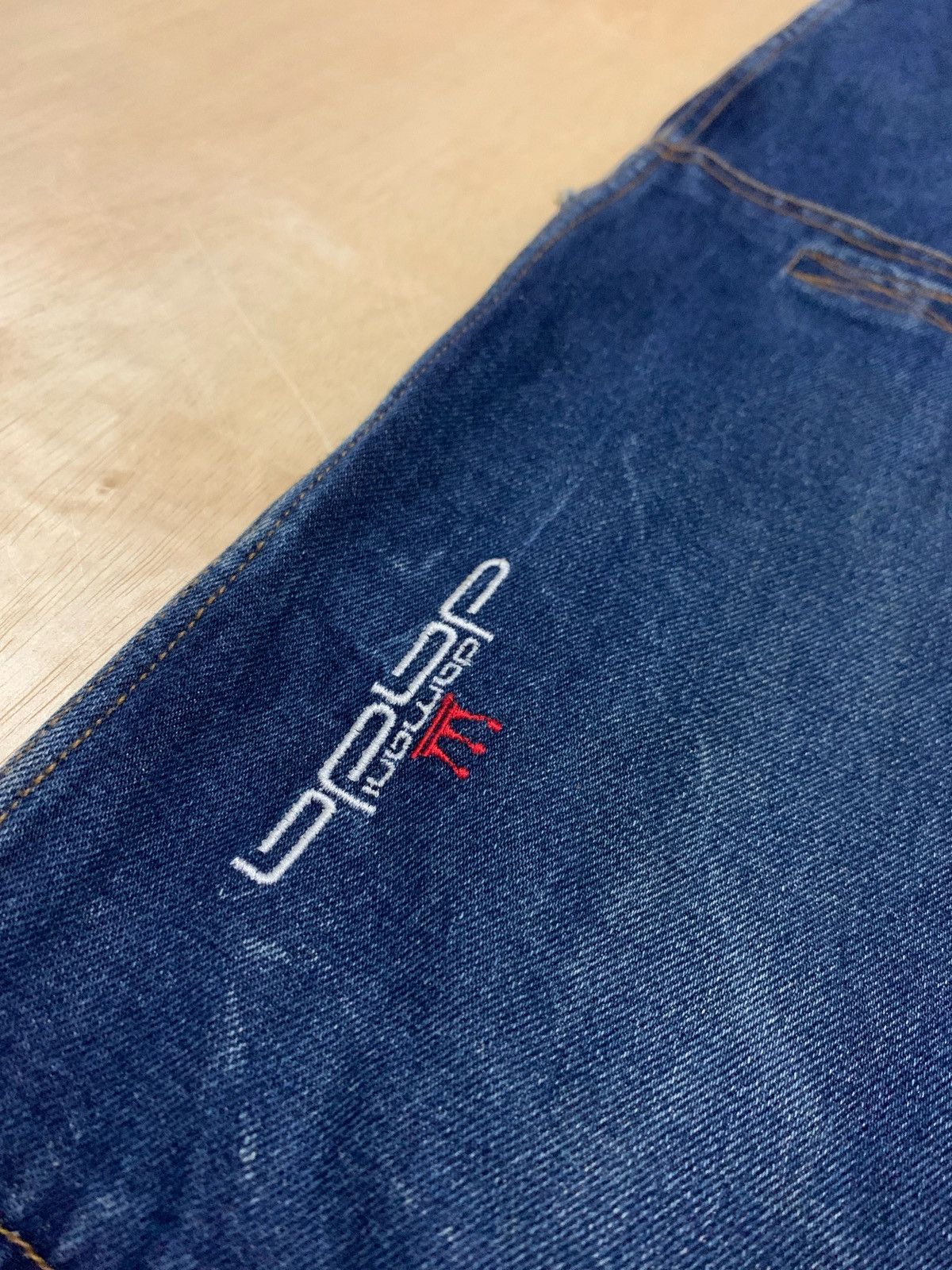 20471120 × Hysteric Glamour × Japanese Brand Vintage Y2k Damani Dada Baggy Denim Jeans Size US 32 / EU 48 - 9 Thumbnail