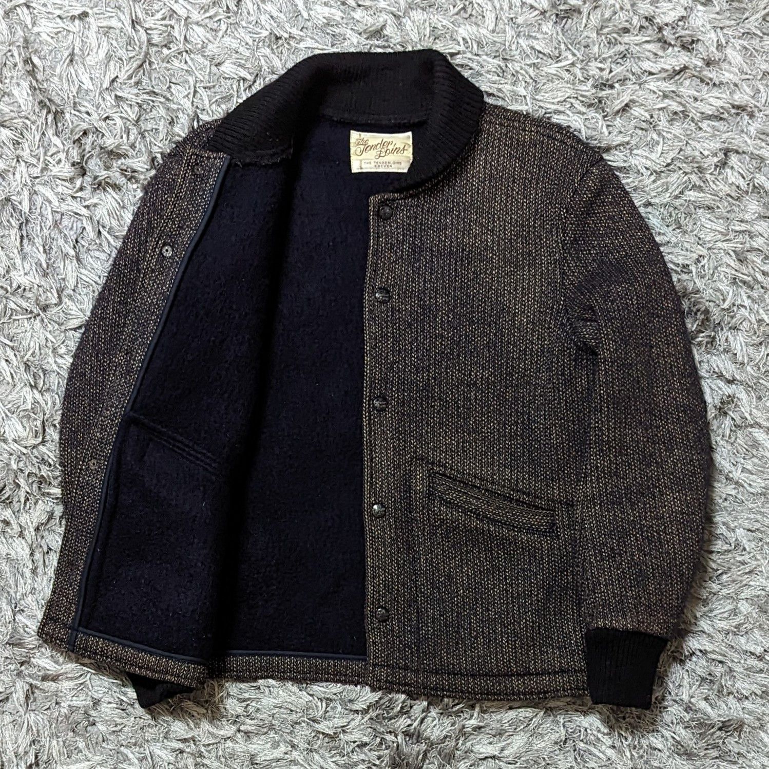 Tenderloin Vintage The Tenderloins K Seven Wool Jacket Plain Varsity Size US S / EU 44-46 / 1 - 1 Thumbnail