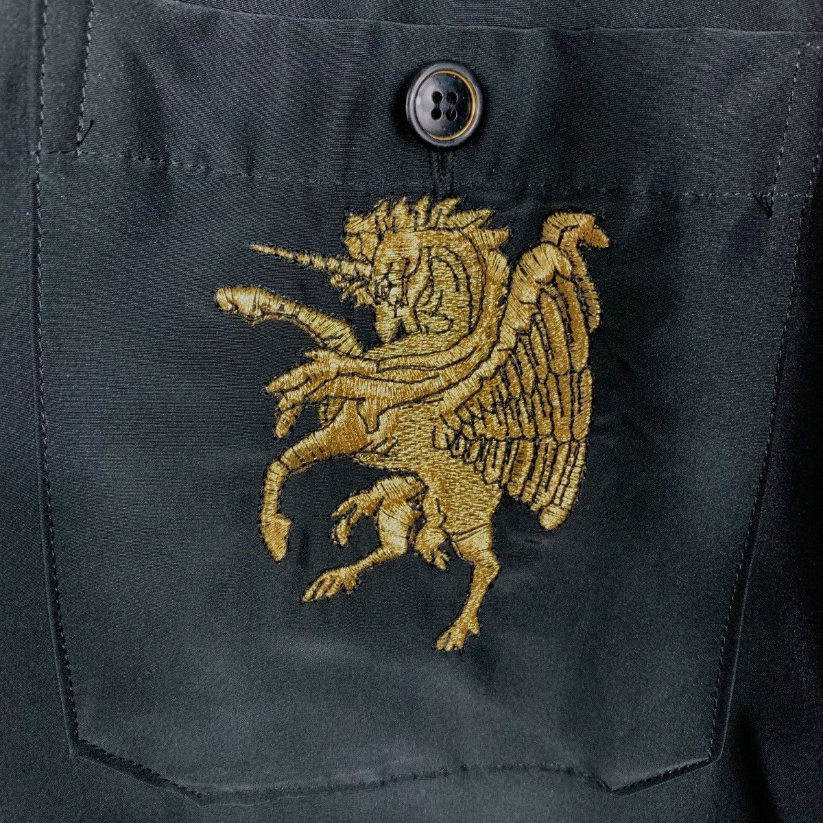 Japanese Brand NEW ENGLAND Embroidery Big Logo Button Jacket #2035-C88 Size US L / EU 52-54 / 3 - 9 Thumbnail