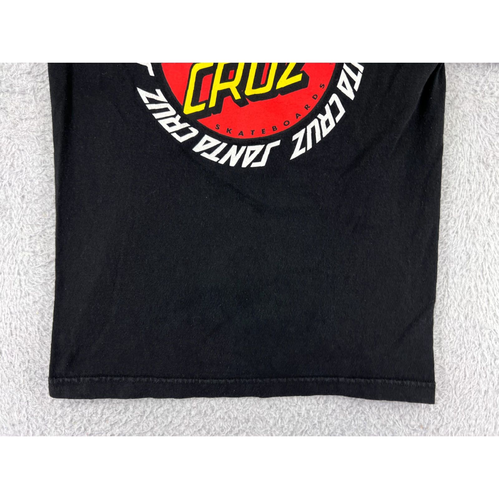 Vintage Santa Cruz Shirt Mens Small Black Crew Print Round Logo Skate Beach Size US S / EU 44-46 / 1 - 5 Thumbnail