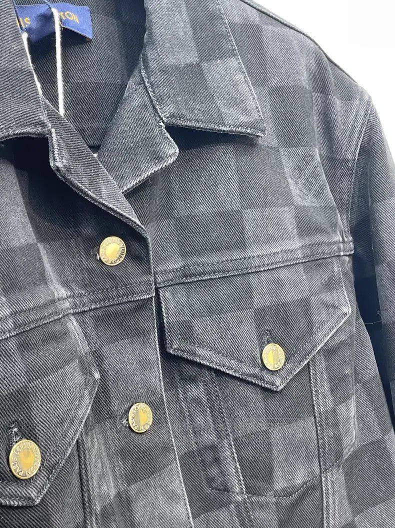 Louis Vuitton Louis Vuitton Checkerboard denim jacket Size XS / US 0-2 / IT 36-38 - 5 Thumbnail