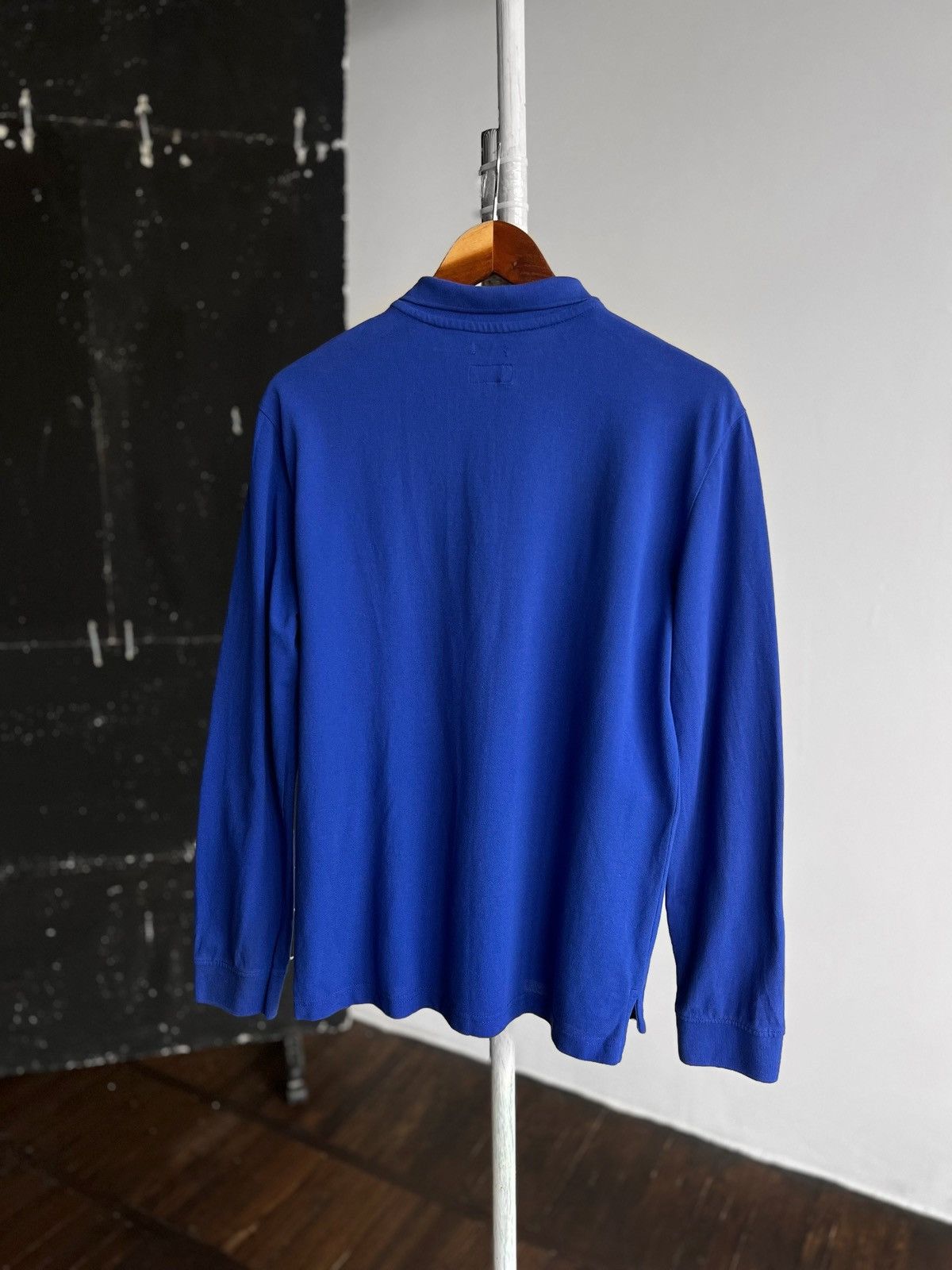 Armani × Emporio Armani Armani Jeans Mens Blue Long Sleeve Polo Shirt Regular Fit Size US M / EU 48-50 / 2 - 3 Thumbnail