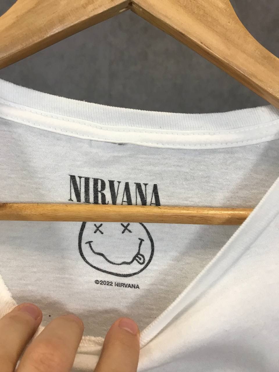 Band Tees Nirvana rock band tee Size US L / EU 52-54 / 3 - 4 Thumbnail