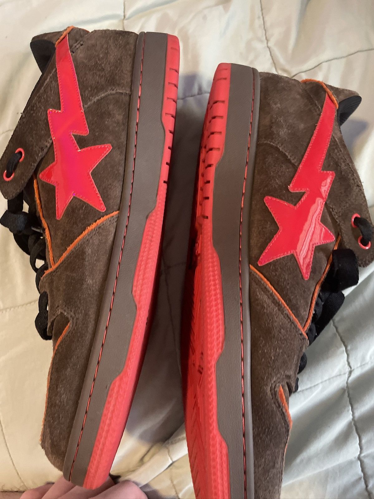 Bape Sk8 Sta ‘Brown Red’ Size US 11 / EU 44 - 1 Thumbnail