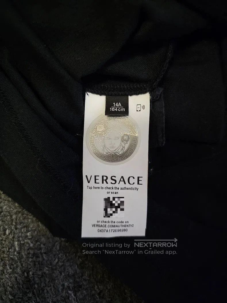 Versace Versace Kids Black Short Sleeve T. Size US M / EU 48-50 / 2 - 5 Thumbnail