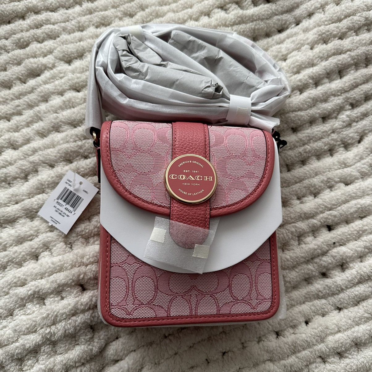 Coach Coach Signature Jacquard North South Lonnie Crossbody Size ONE SIZE - 1 Thumbnail