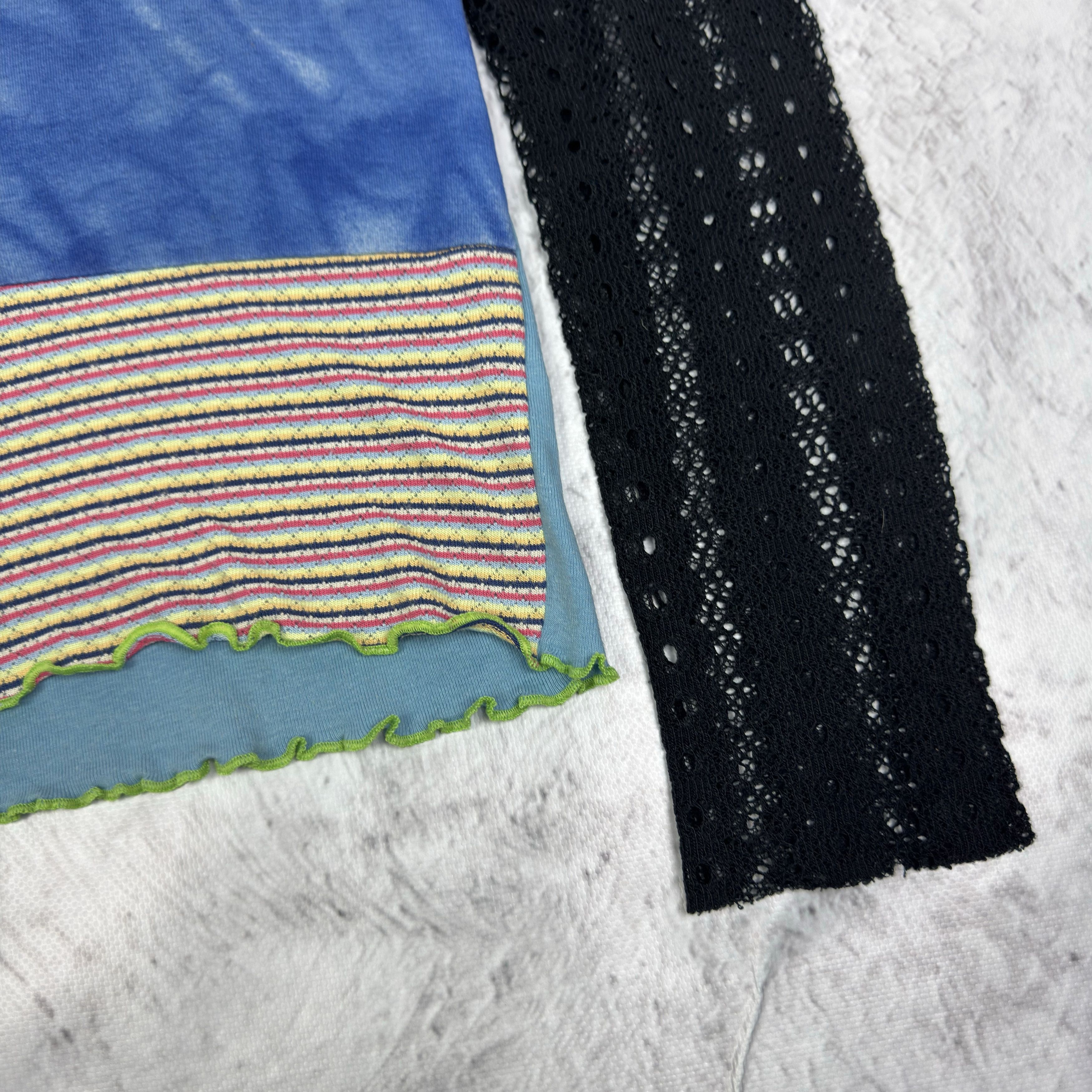 Dolce & Gabbana Dolce & Gabbana 1992 USA Flag Patchwork Longsleeve Size S / US 4 / IT 40 - 7 Thumbnail