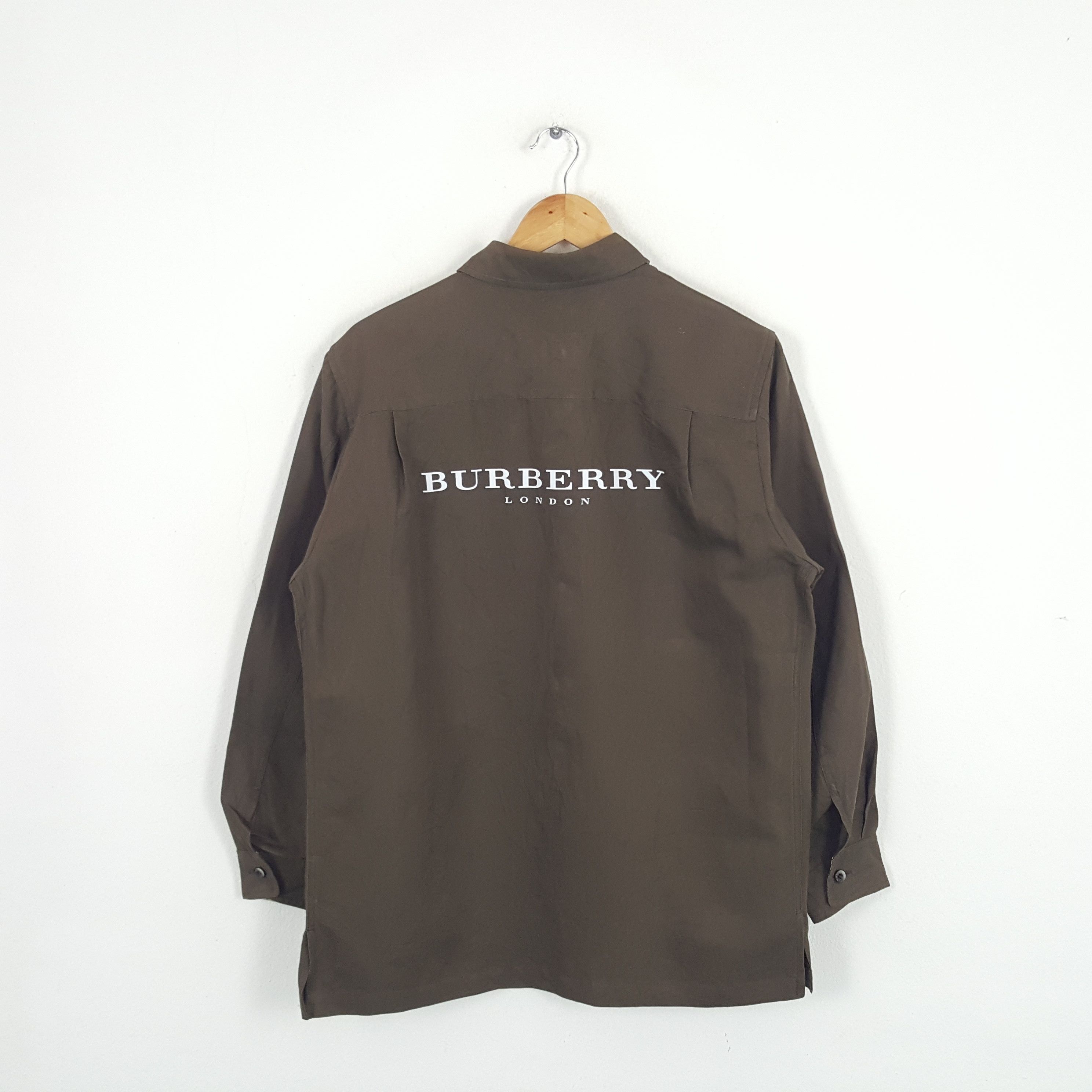 Burberry × Vintage Vintage Burberry London Designer Shirt Button Up Size US L / EU 52-54 / 3 - 1 Thumbnail