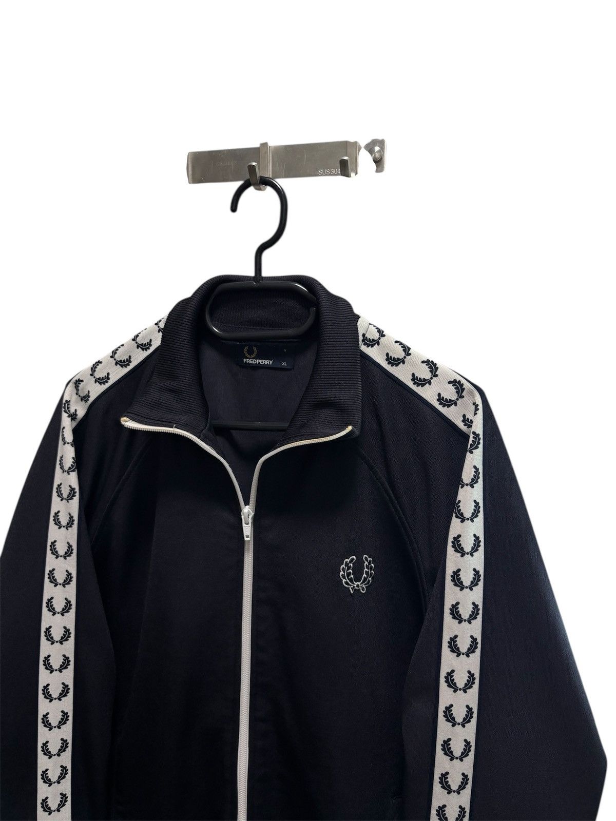 Fred Perry Fred Perry Jacket Track Olympic Black Casual Mens Size S-M Size US M / EU 48-50 / 2 - 3 Thumbnail