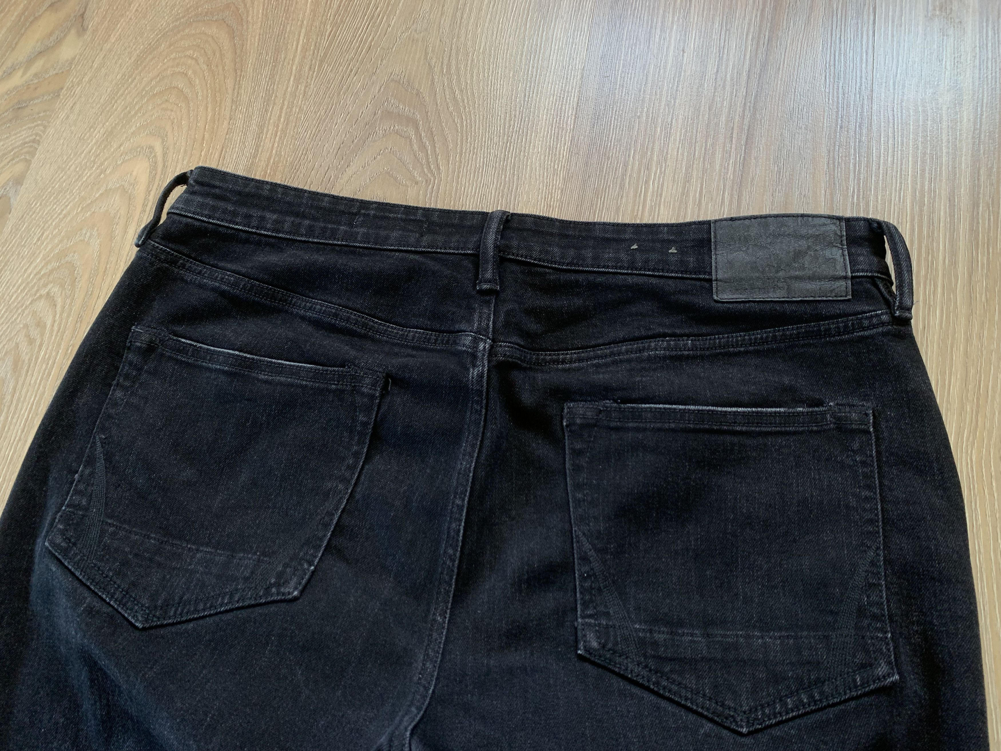 Allsaints AllSaints Rex Washed Black Slim Fit Jeans Size US 34 / EU 50 - 8 Thumbnail