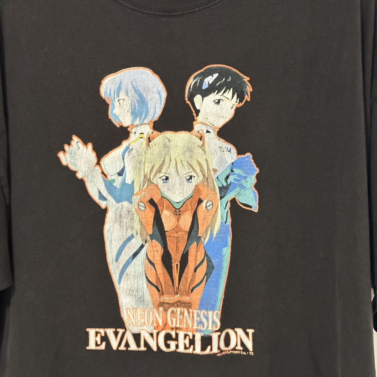Vintage Vintage 1990s Neon Genesis Evangelion Anime Promo Shirt Size US XXL / EU 58 / 5 - 2 Thumbnail