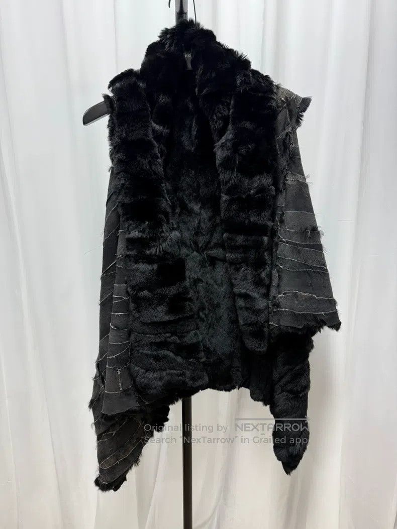 Ann Demeulemeester Ann Demeulemeester Size S sheepskin patchwork vest Size S / US 4 / IT 40 - 1 Thumbnail