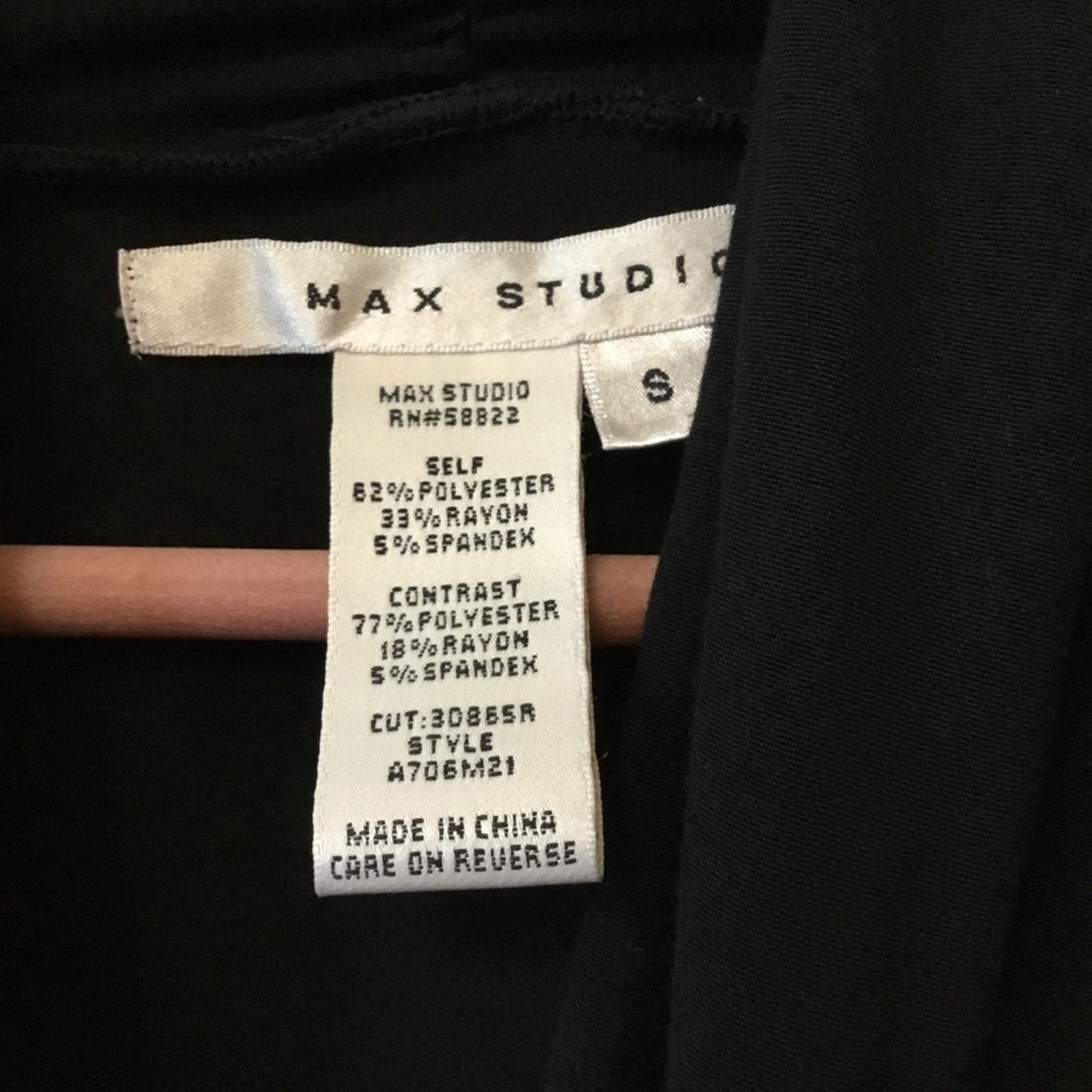 Other Max Studio Black Open-Front Cardigan Size S / US 4 / IT 40 - 3 Thumbnail