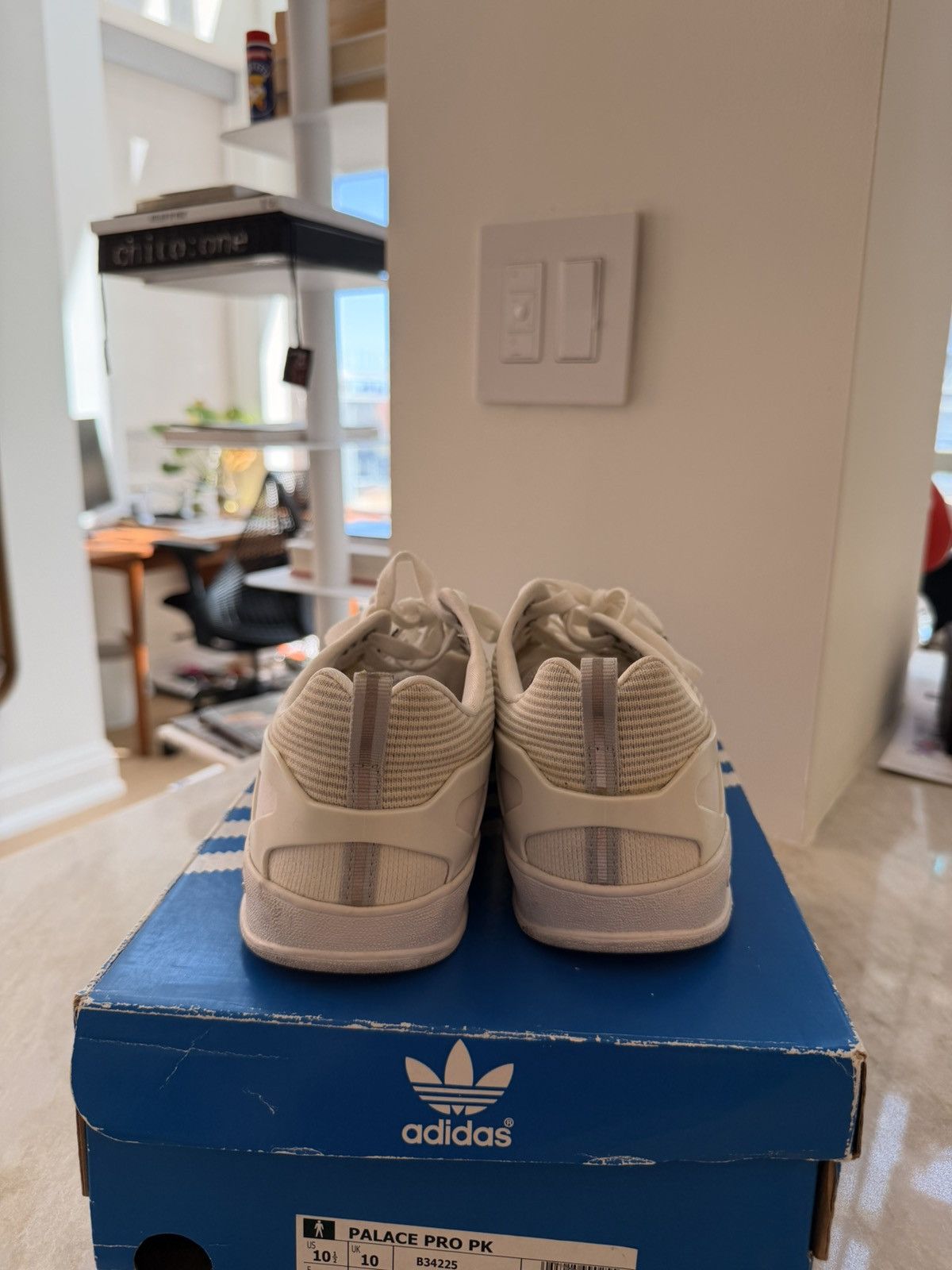 Adidas × Palace Adidas Palace Pro Primeknit White Size US 10.5 / EU 43-44 - 6 Thumbnail