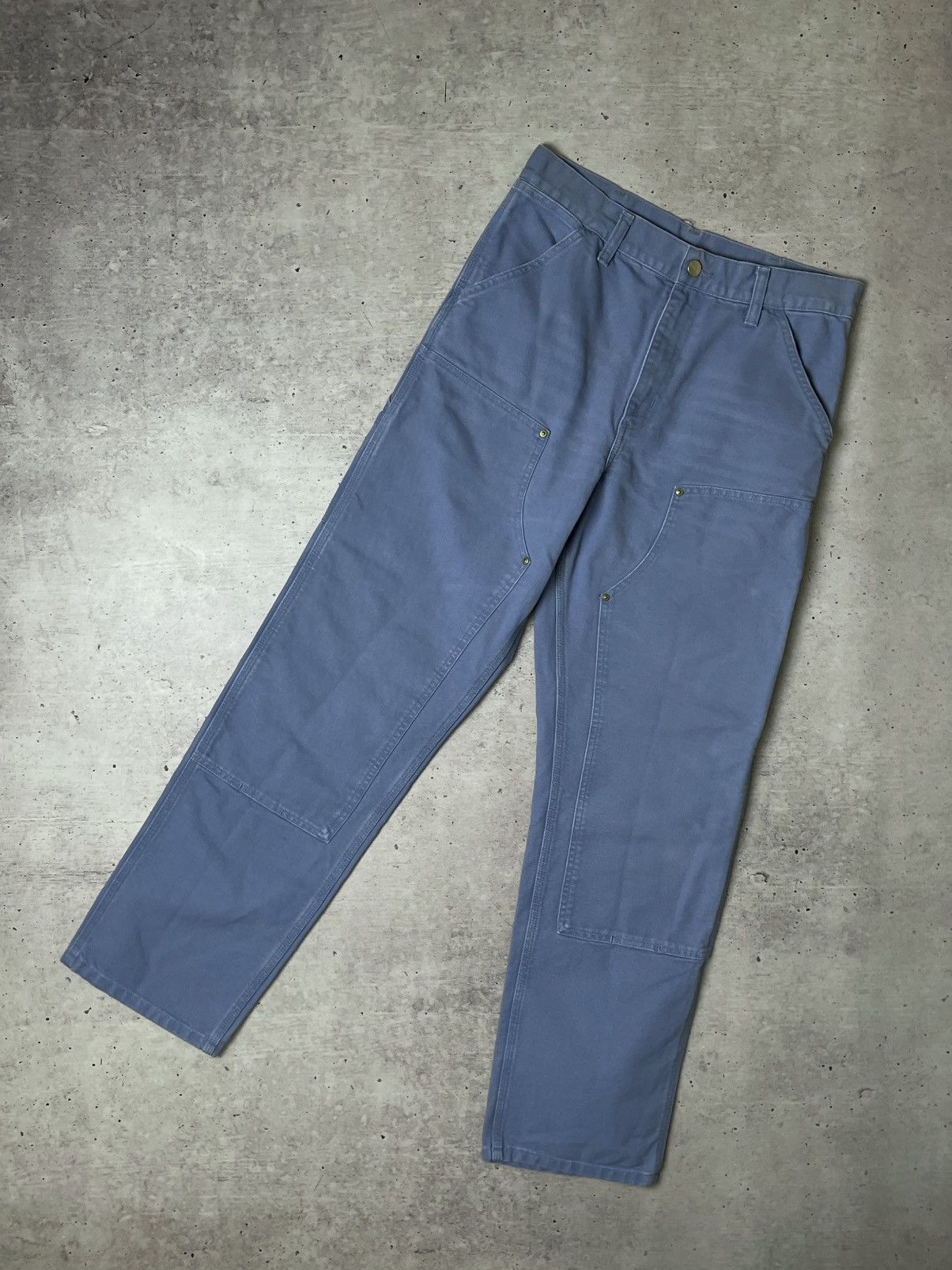 Carhartt Vintage Carhartt Carpenter Pants Dungaree Fit Work Blue Size US 28 / EU 44 - 6 Thumbnail