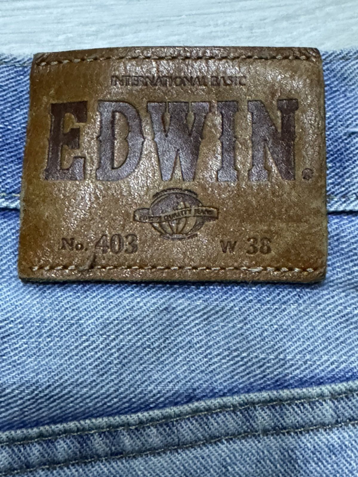 Edwin Vintage Japanese Edwin 403 Grunge Distressed Baggy Jeans Size US 38 / EU 54 - 12 Thumbnail