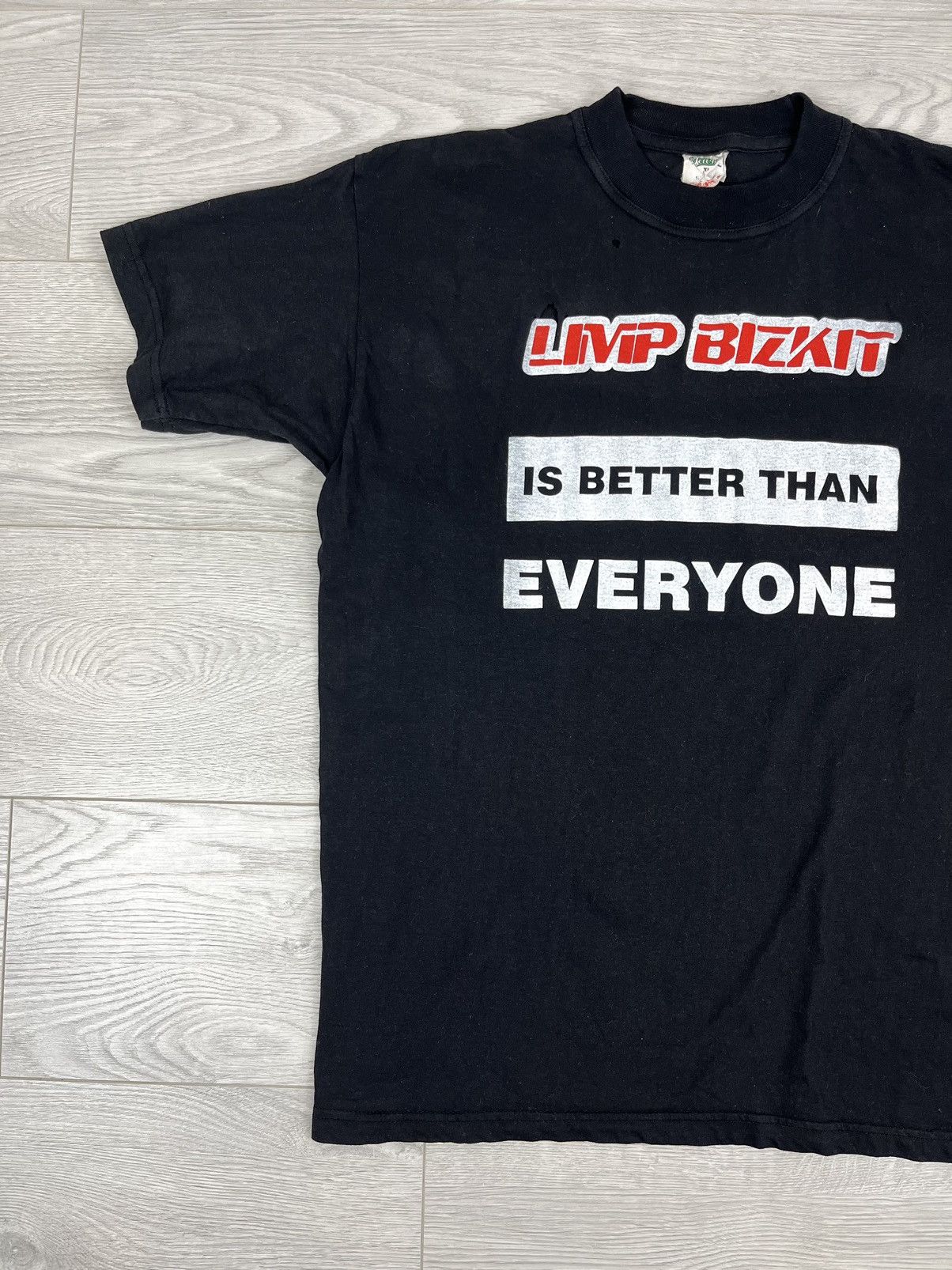 Band Tees Limp Bizkit Is Better Than Everyone Vintage 90s Rap T Shirt Size US XL / EU 56 / 4 - 3 Thumbnail