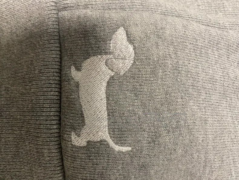 Thom Browne Thom Browne Silver puppy embroidered coat Size US L / EU 52-54 / 3 - 3 Thumbnail