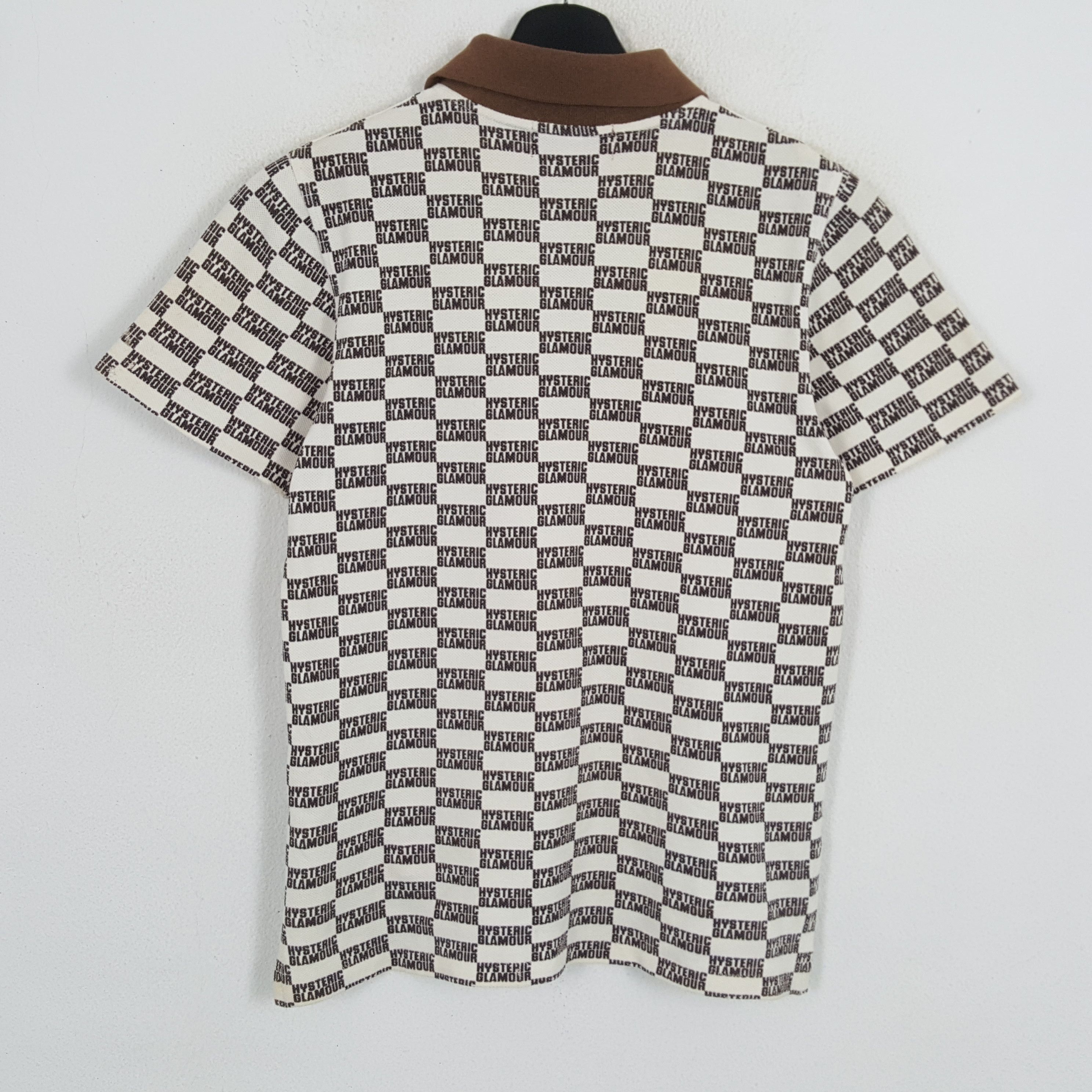 Hysteric Glamour × Japanese Brand × Vintage HYSTERIC GLAMOUR Fashion Casual Full Print Style Polos Size S / US 4 / IT 40 - 3 Thumbnail