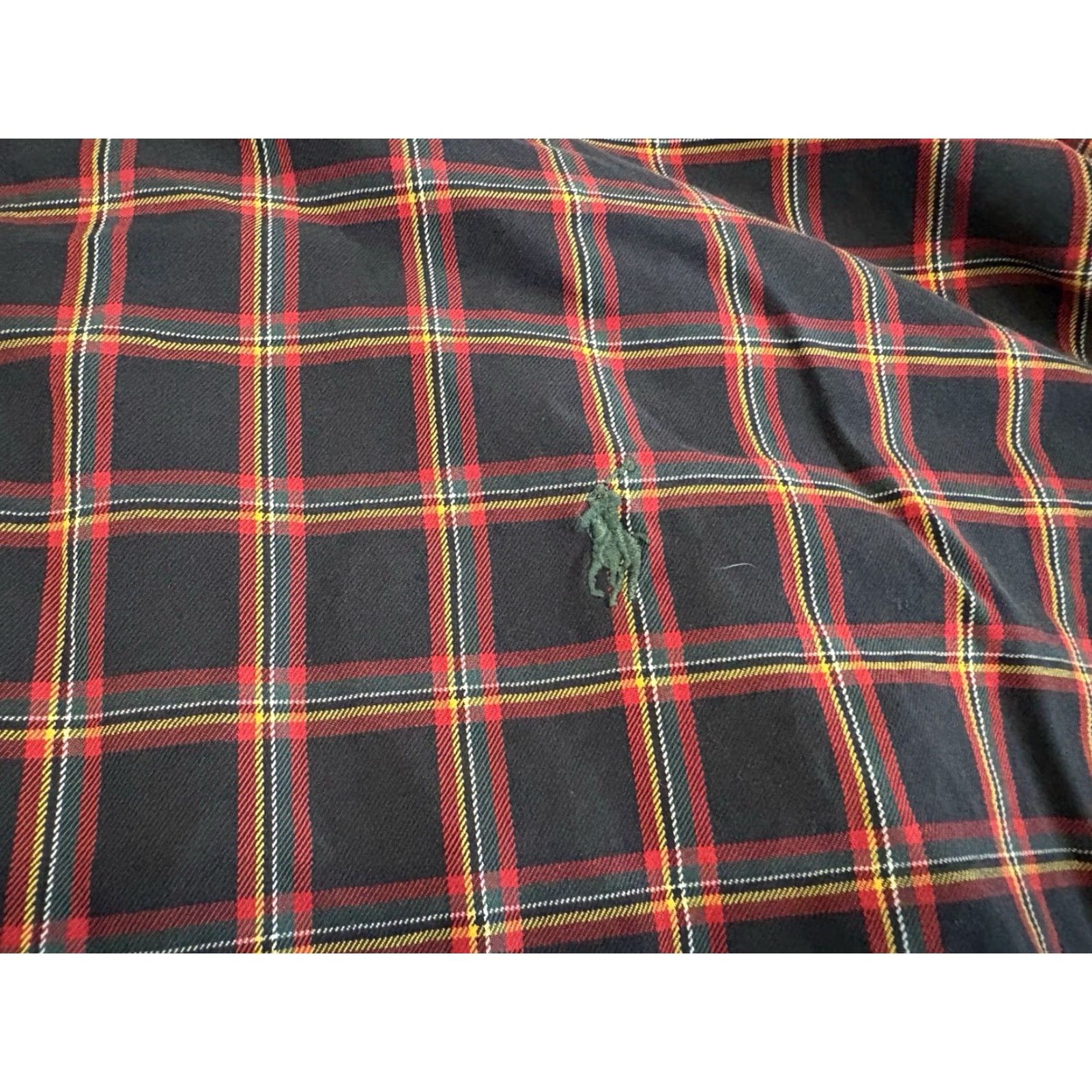 Polo Ralph Lauren Polo Ralph Lauren Blake Long Sleeve Button-Up Pony Shirt Black Red 4XLT FLAWED Polo Ralph Lauren Shirt Men 4XLT Black Long Sleeve Button-Up Size US XXL / EU 58 / 5 - 3 Thumbnail