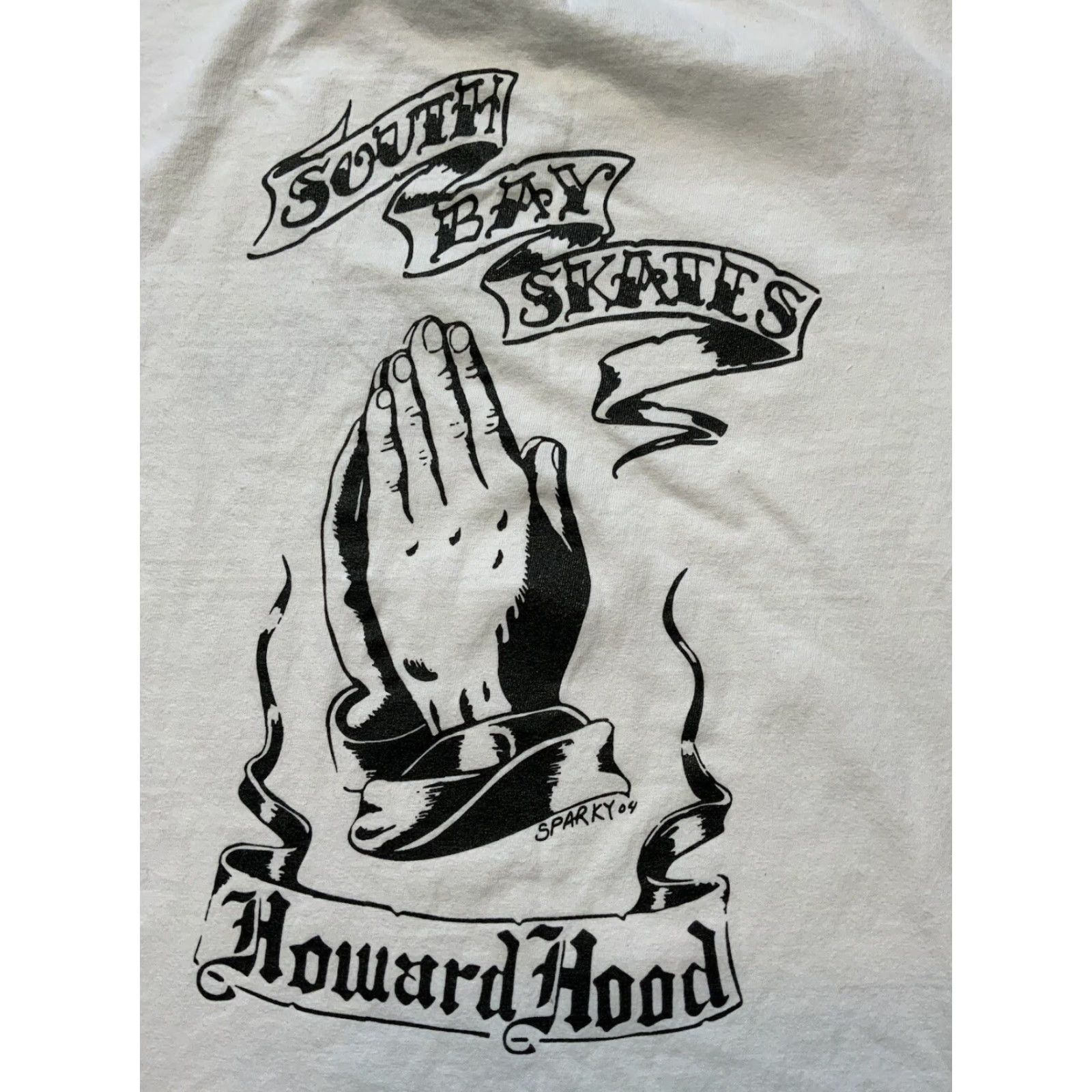 Vintage South Bay Skates Howard Hood Skateboarding White S/S Graphic Crew T-Shirt Sz. S Mens Crew Neck Hooded Graphic Shirt White S Size US S / EU 44-46 / 1 - 6 Thumbnail