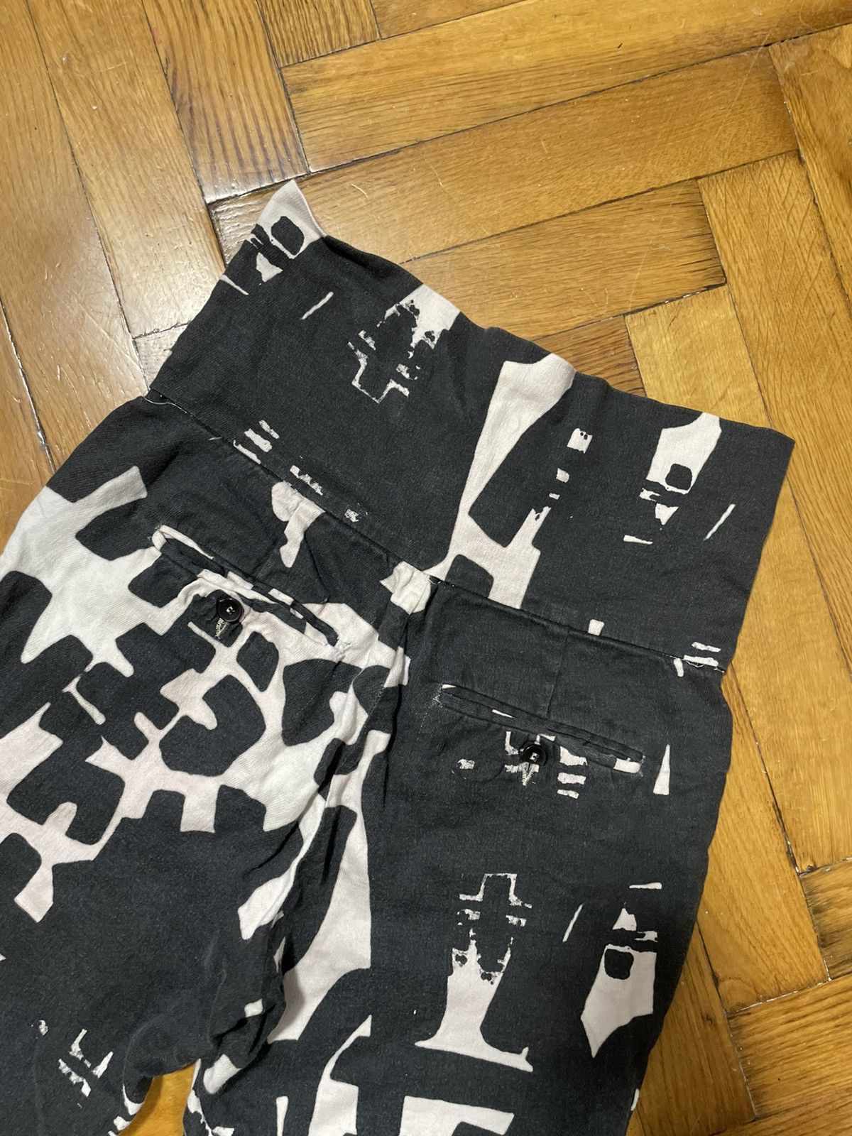 Isabel Marant Vintage pants Isabel Marant Monochrome Printed Cotton Size 26" / US 2 / IT 38 - 19 Thumbnail