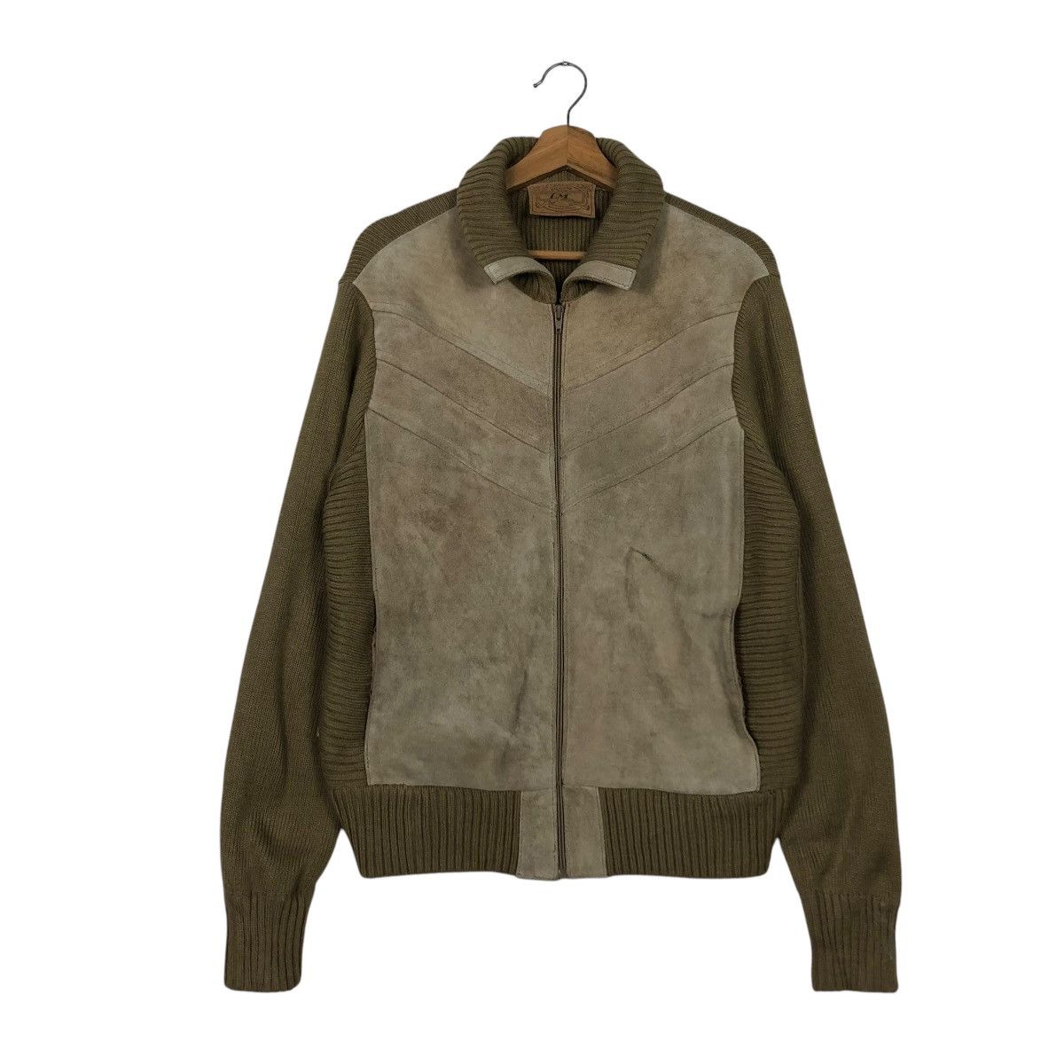 Japanese Brand 🔥VINTAGE LEATHER JACKET BIKER LANDMARK ISSEY MIYAKE Size US L / EU 52-54 / 3 - 4 Thumbnail