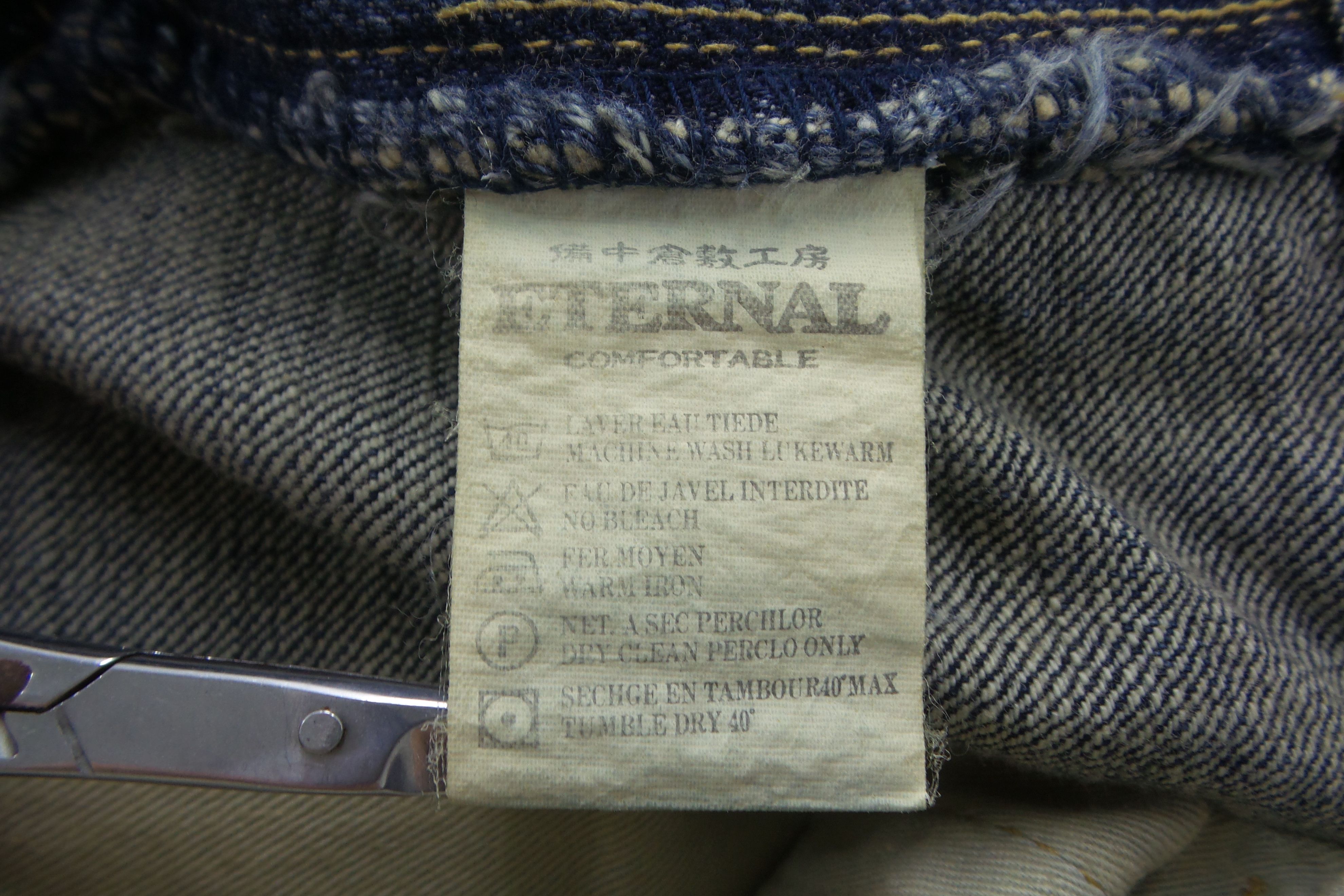 Eternal × Japanese Brand DISTRESSED Eternal Stonewashed Jeans W36xL42.5 Size US 36 / EU 52 - 3 Thumbnail