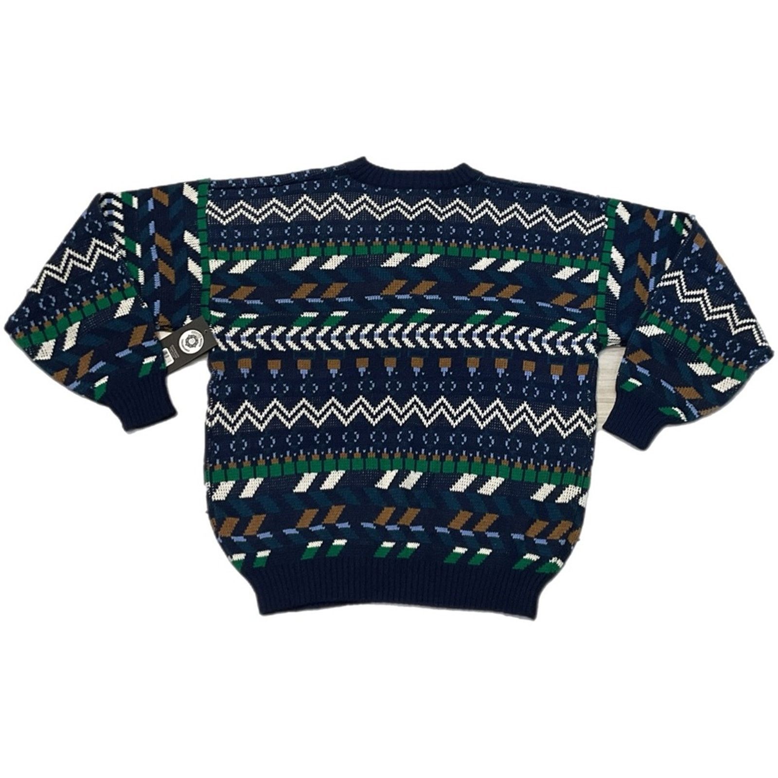 Vintage Bonjour International Menswear Knit Sweater Size US L / EU 52-54 / 3 - 2 Thumbnail