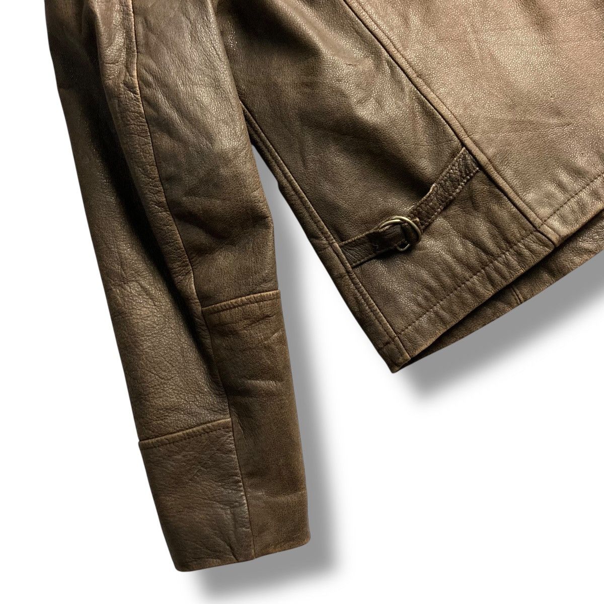 Hysteric Glamour 🇯🇵 NAKEQ QUEEN BUCKLE WAIST COWHIDE GENUINE LEATHER JACKET Size M / US 6-8 / IT 42-44 - 12 Thumbnail