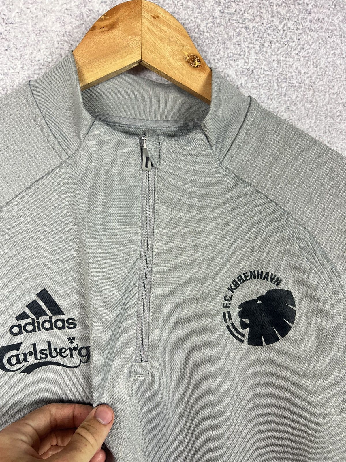 Adidas FC Copenhagen Adidas Soccer Training Jacket Football Kit Size US M / EU 48-50 / 2 - 4 Thumbnail