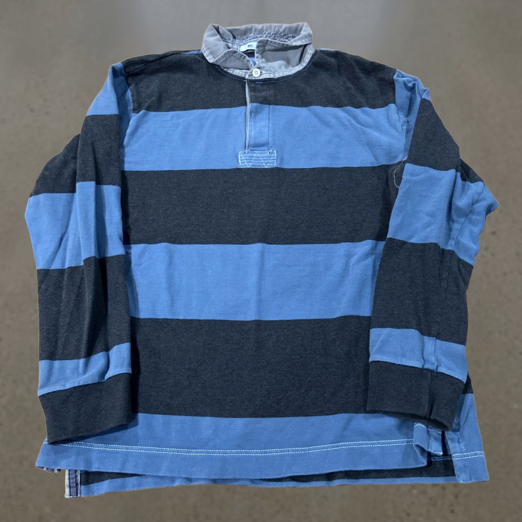 Gap VINTAGE Gap Rugby Shirt Mens XL Blue Long Sleeve Polo Preppy Y2K Size US XL / EU 56 / 4 - 1 Thumbnail
