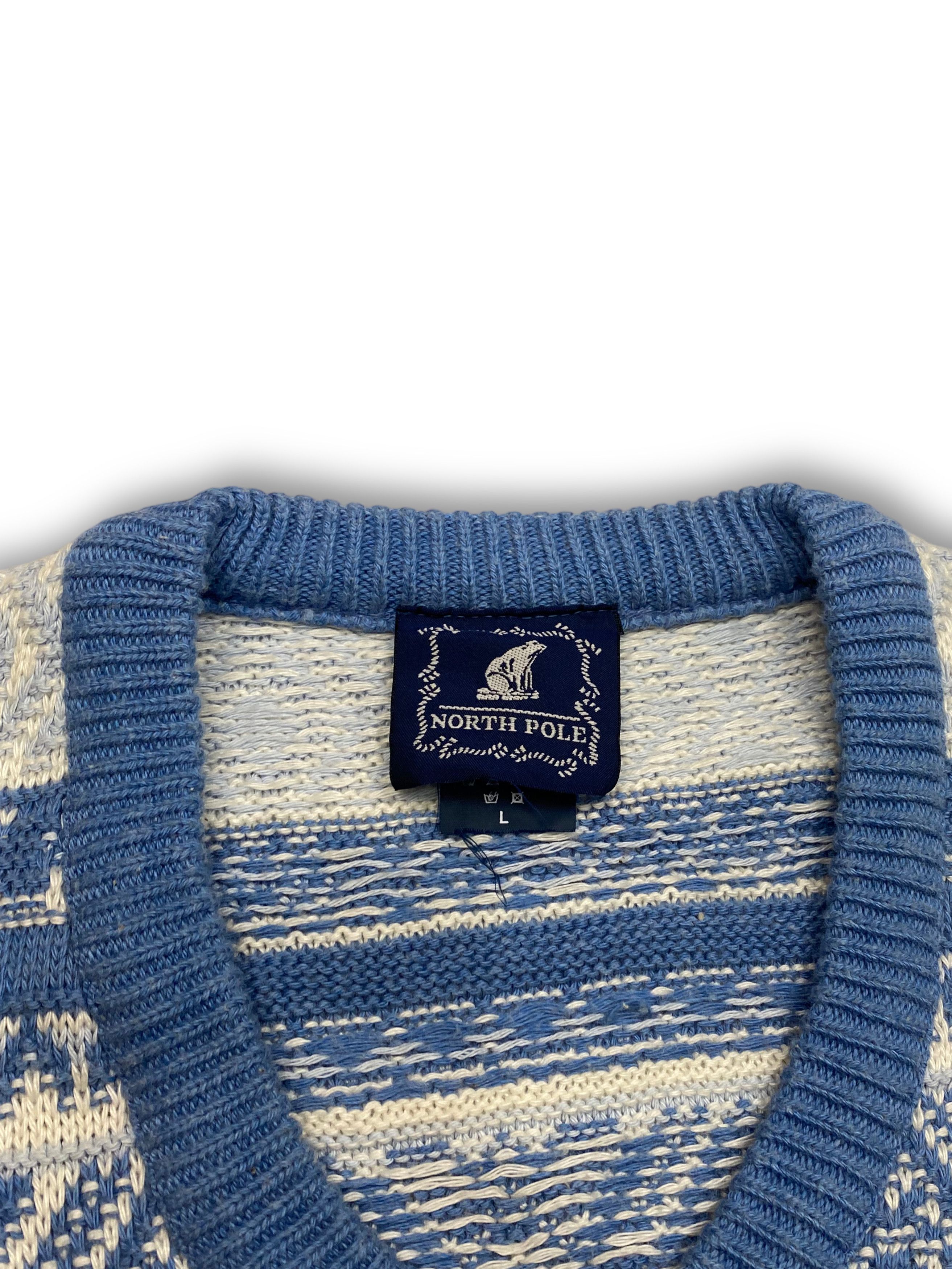 Vintage VIntage NORTH POLE Winter Pattern Wool Sweater M515 Size US M / EU 48-50 / 2 - 5 Thumbnail
